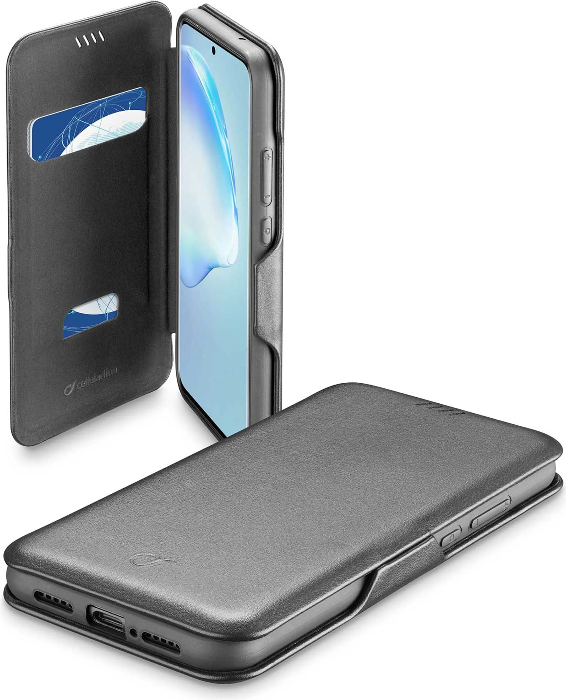 Book Clutch hoesje voor Galaxy S20+ - Zwart