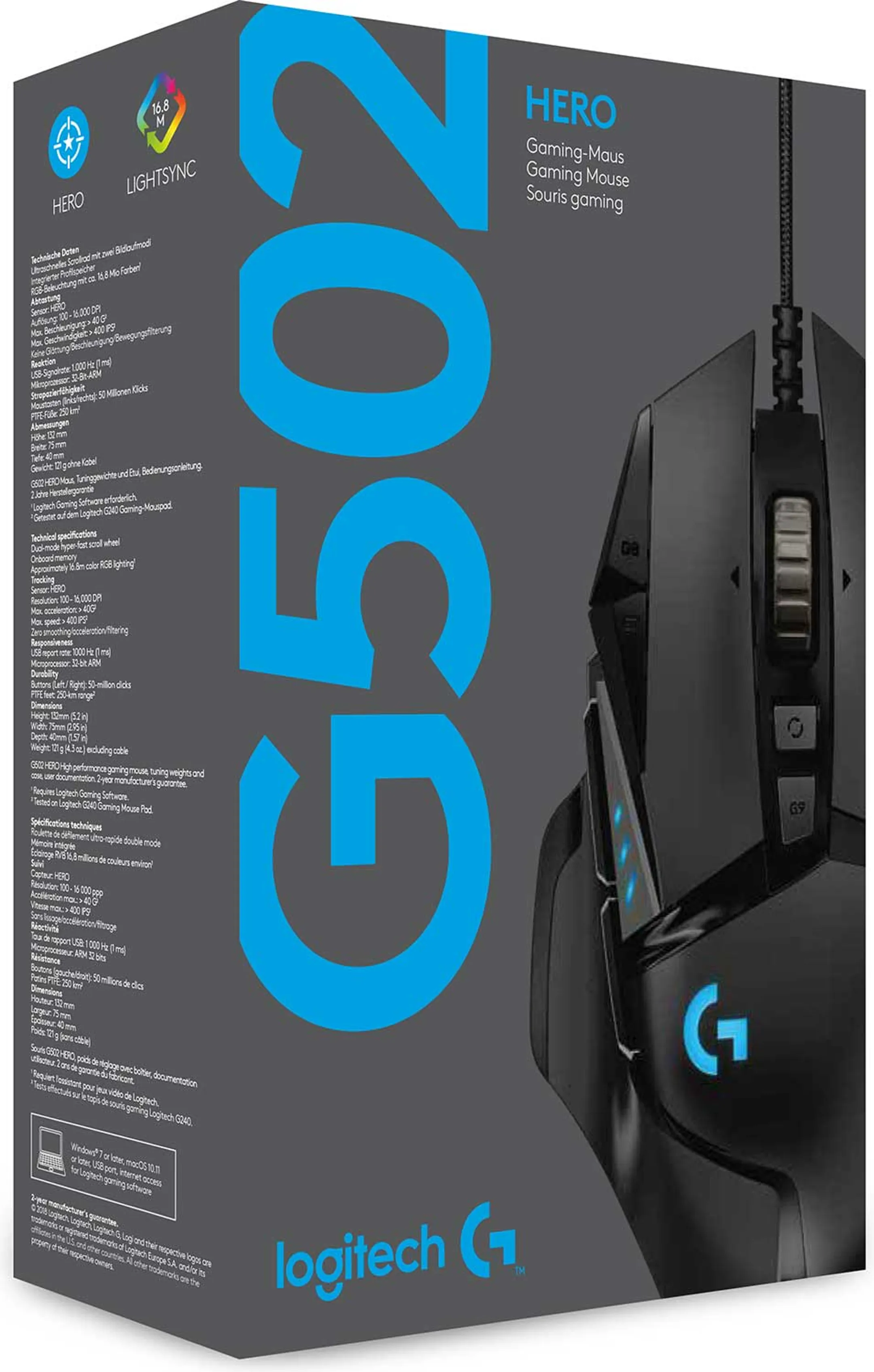 Logitech G G502 Hero image