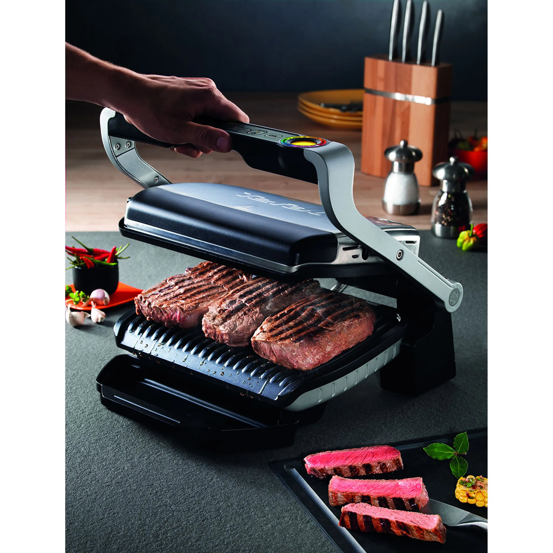 Tefal Gril Optigrill + Waffle YY4399FB image