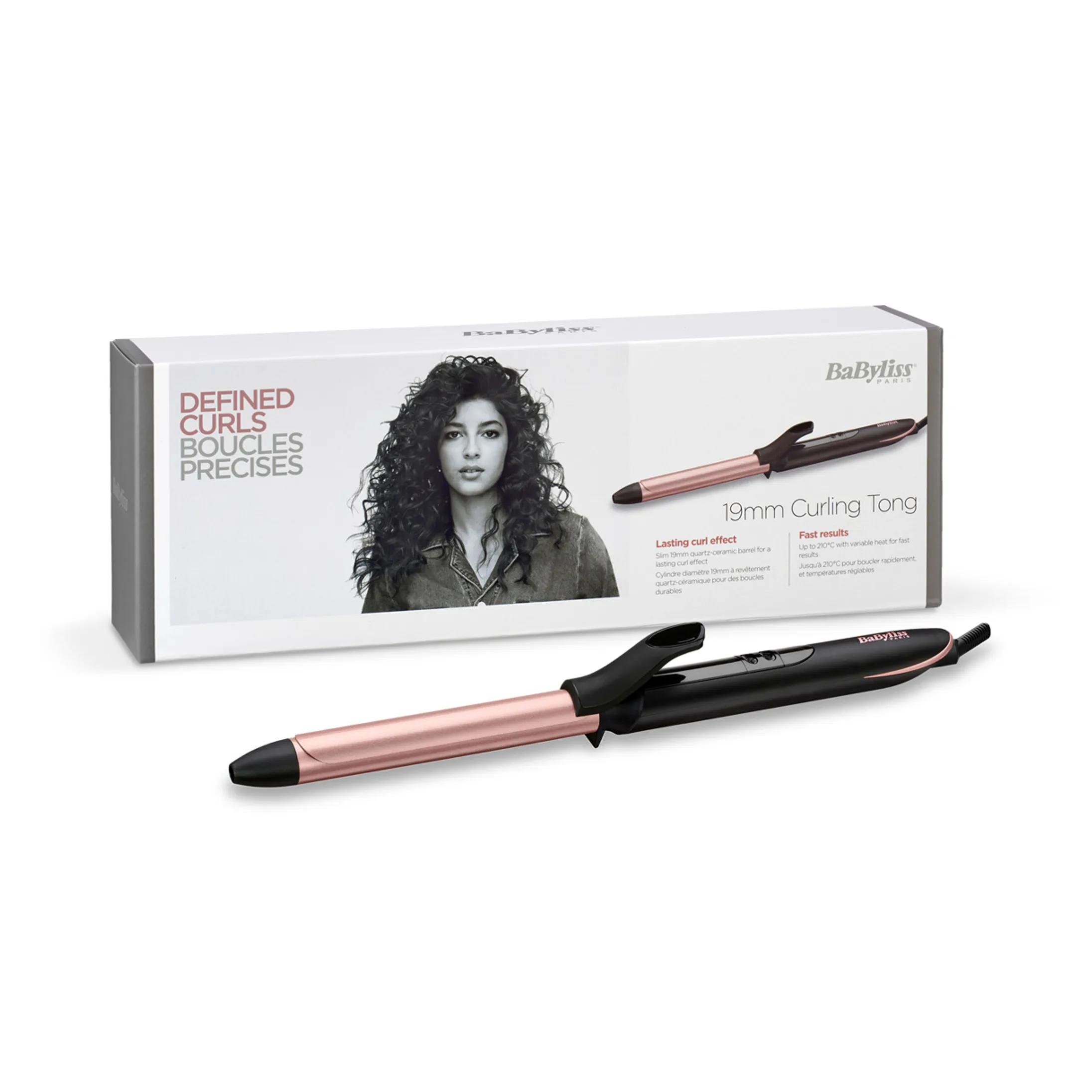 Babyliss Krultang 19mm Curling Tong C450E image