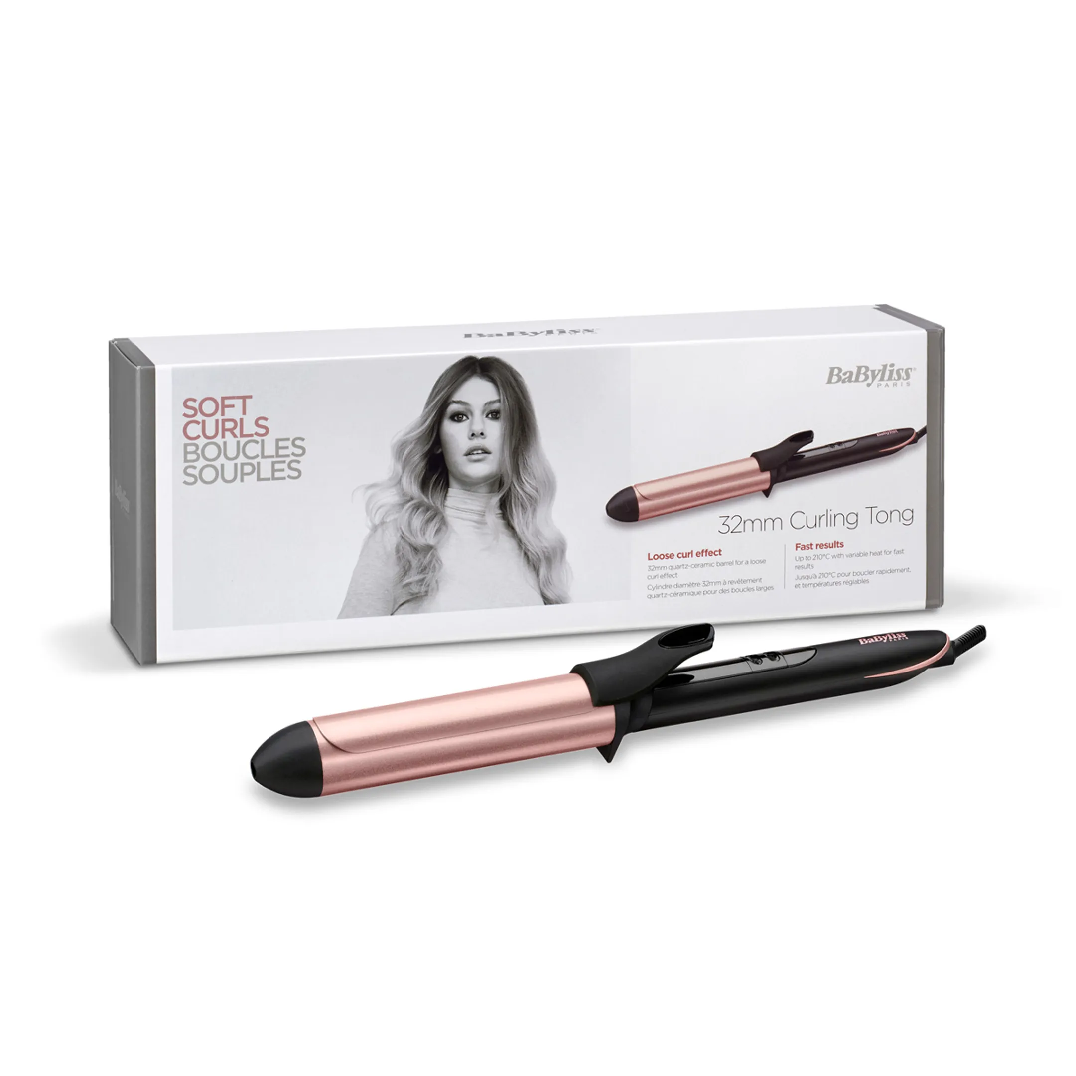 Babyliss Fer à boucler 32mm Curling Tong C452E image