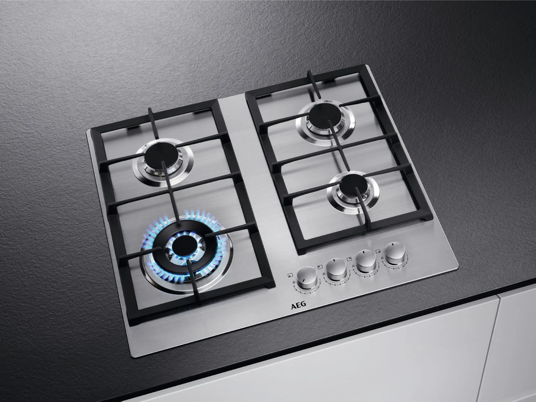 AEG Taque au gaz HGB64301UM image