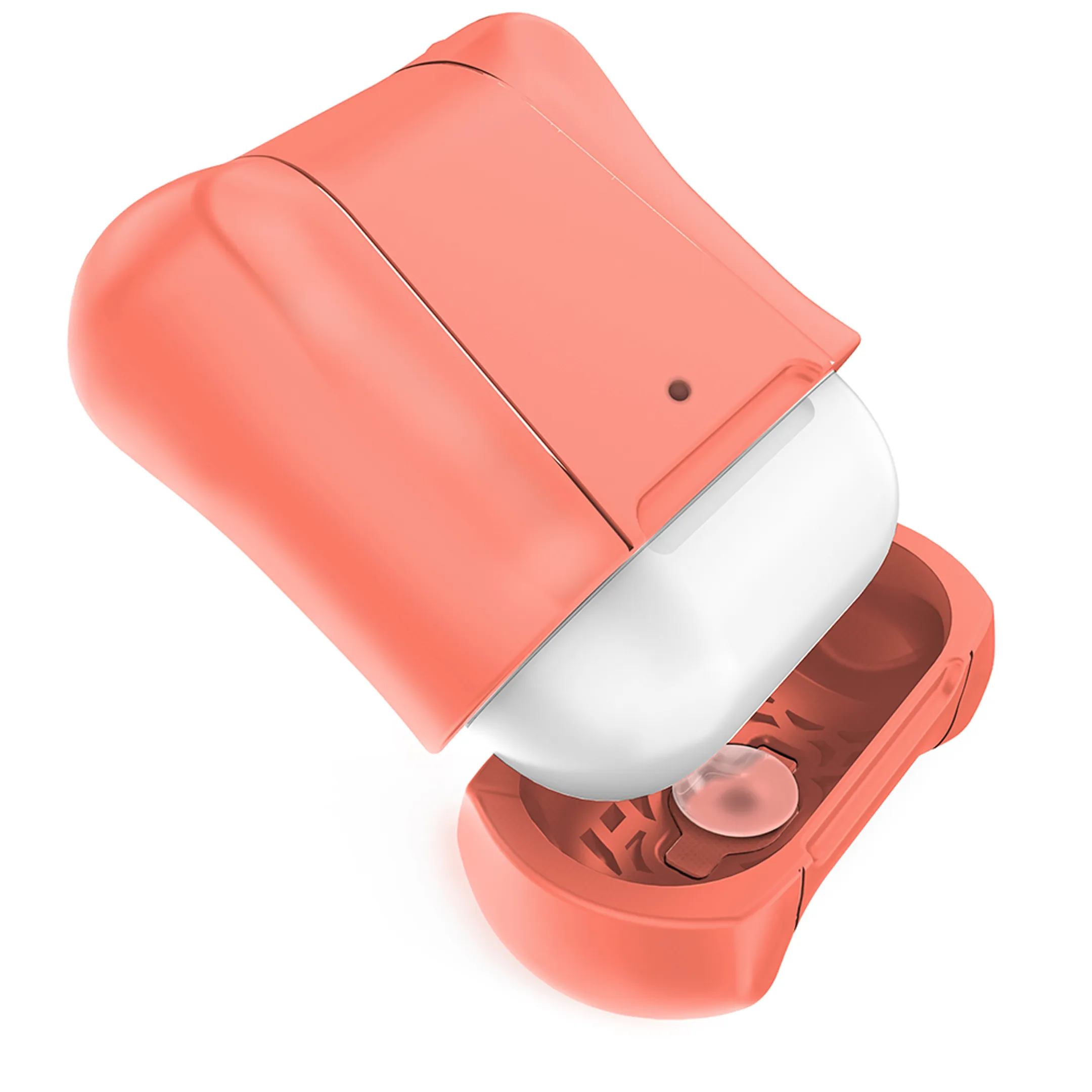 ITskins Spectrum Solid Case voor AirPods - Koraal image