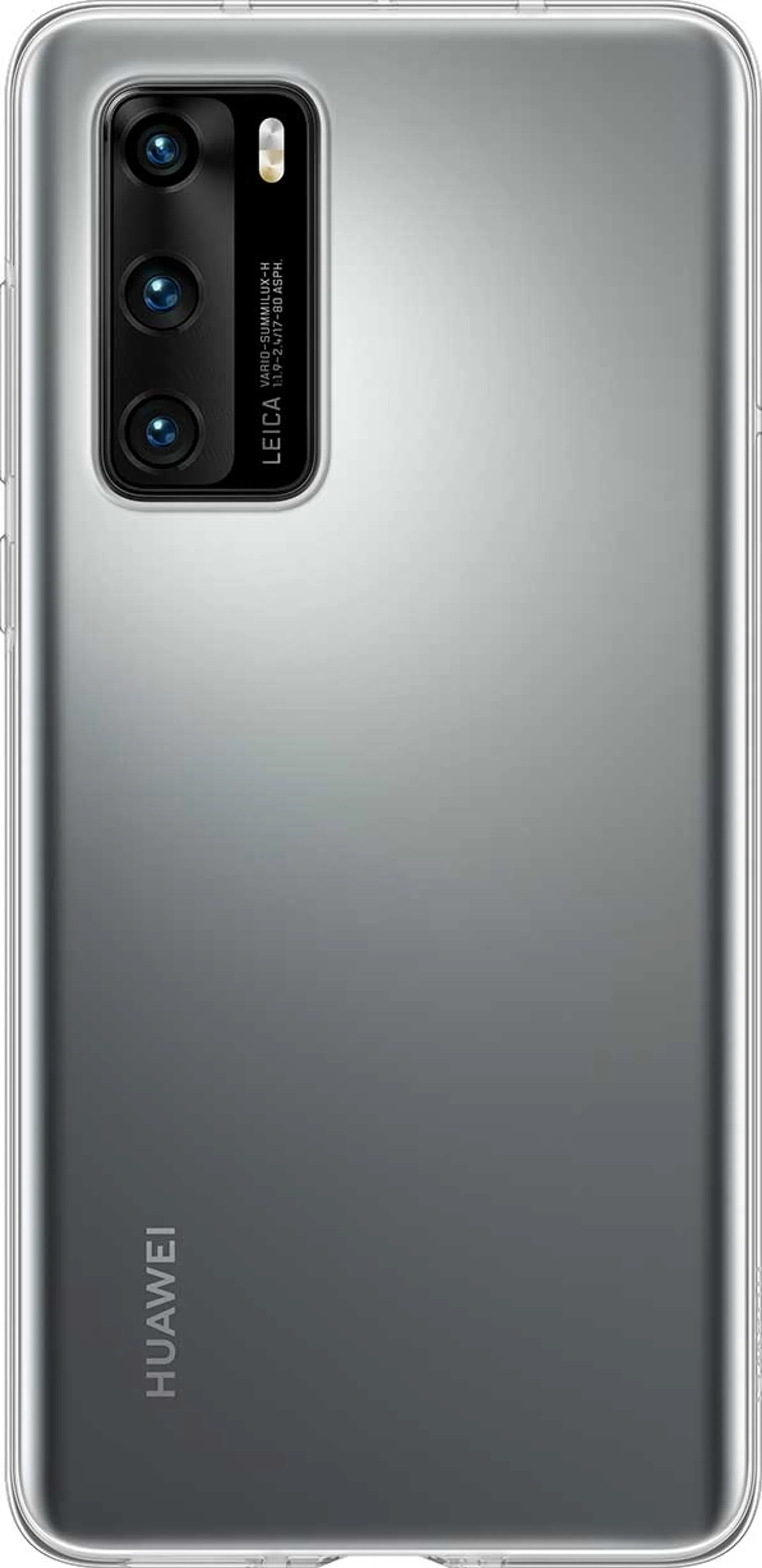 Backcover Clear Case voor P40 - Transparant
