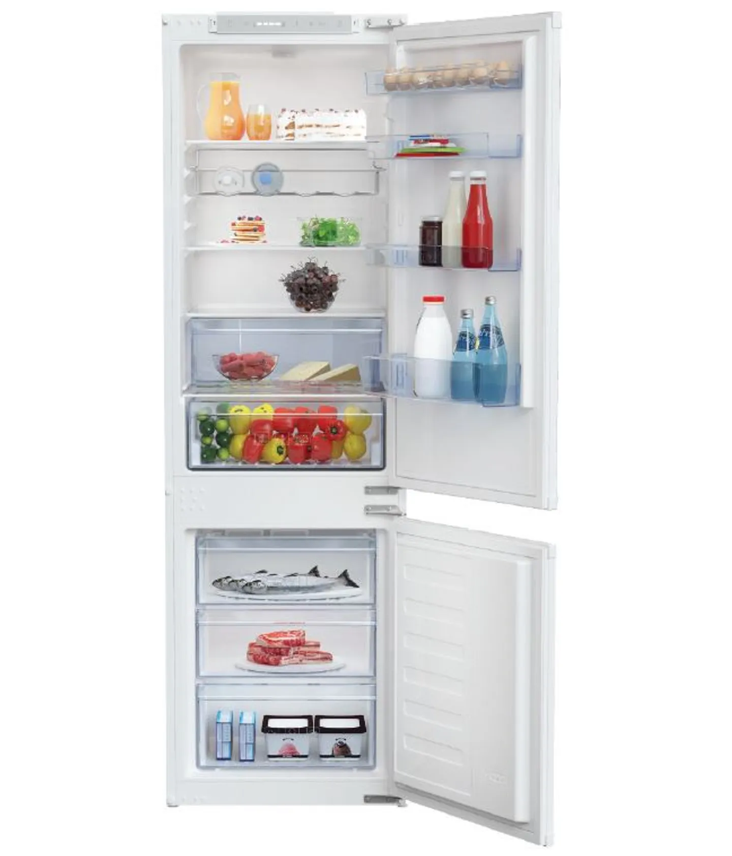 Réfrigérateur Encastrable Beko 1754FN - Congélateur 4 étoiles - L 54,5 Cm - Silencieux