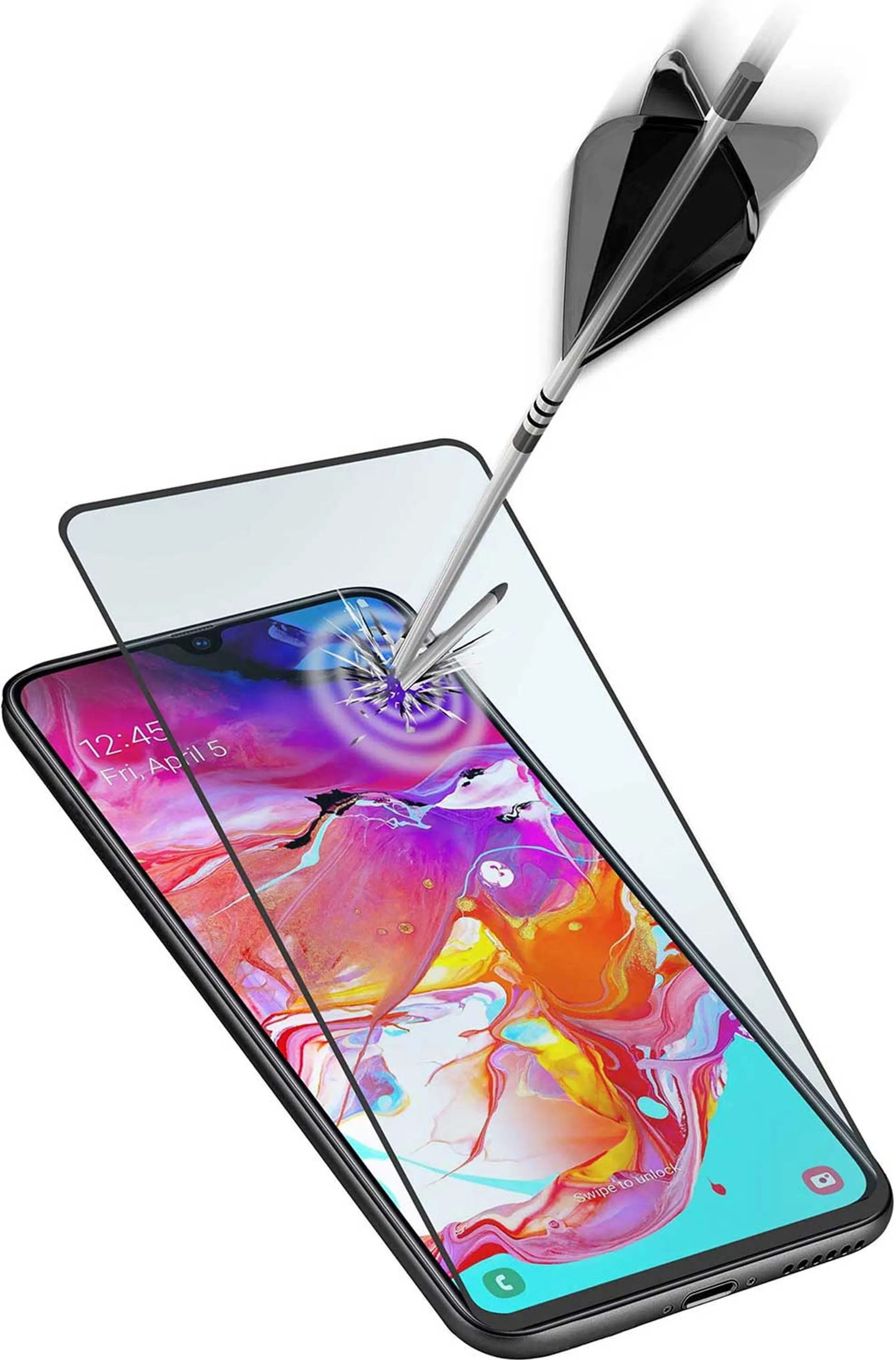 Second Glass Capsule pour Galaxy A71 - Noir