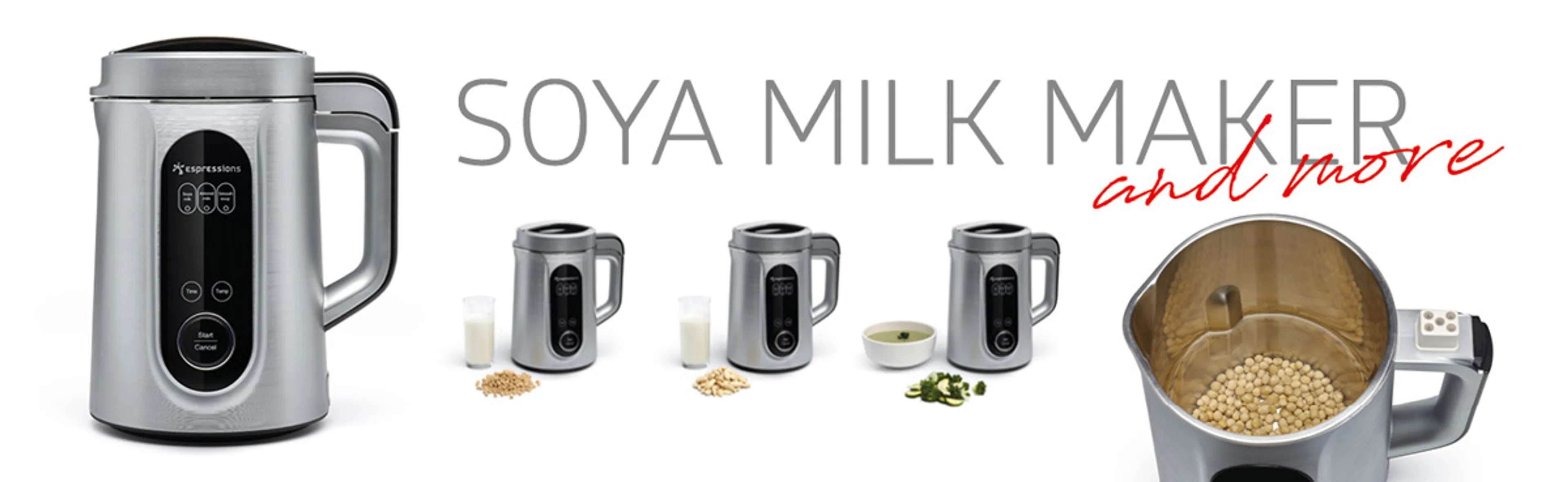 Espressions Soupmaker Soya Milk Maker and More EP9100 image