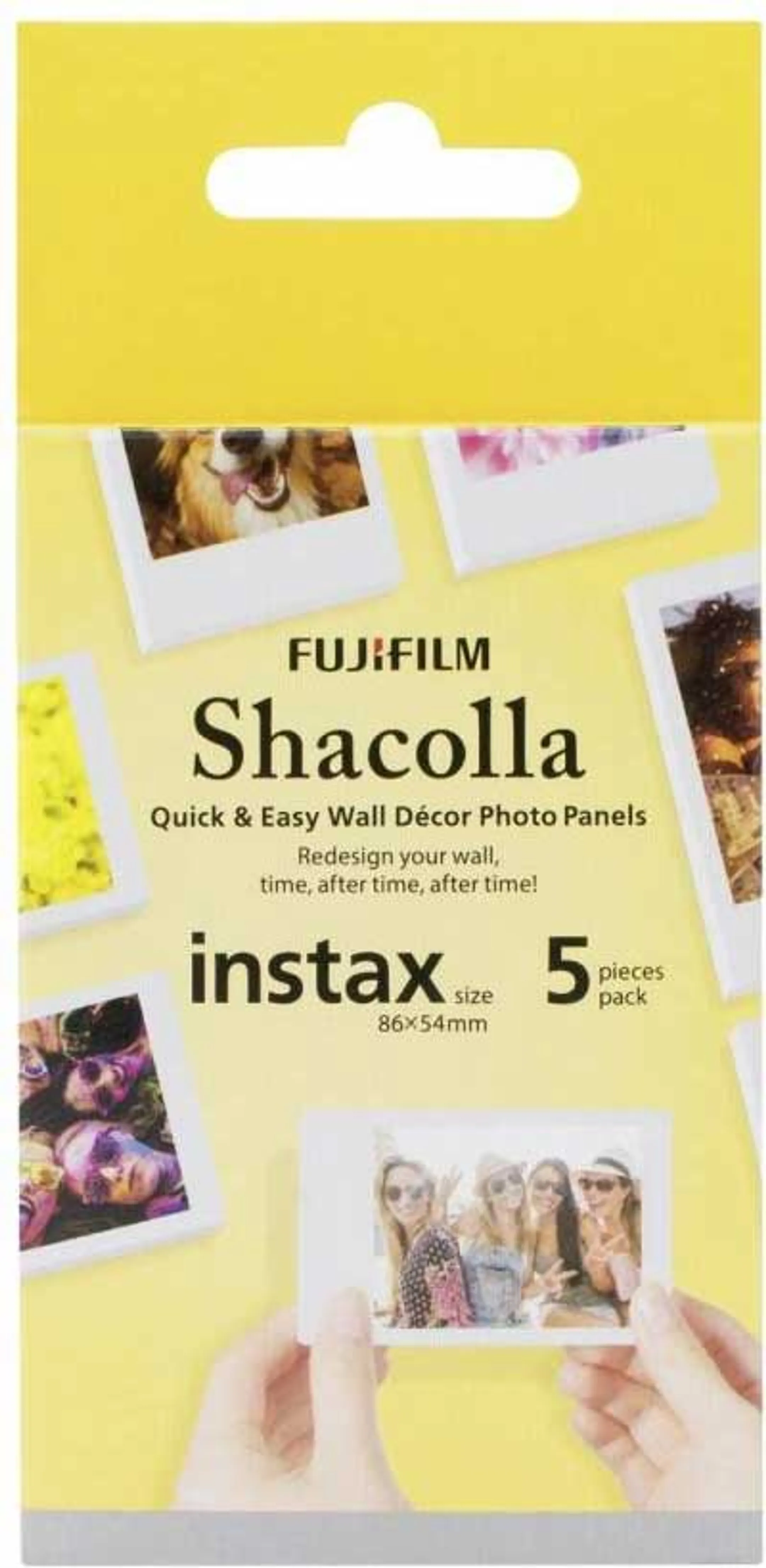 Shacolla panneaux photo pour instax mini - 5 pièces