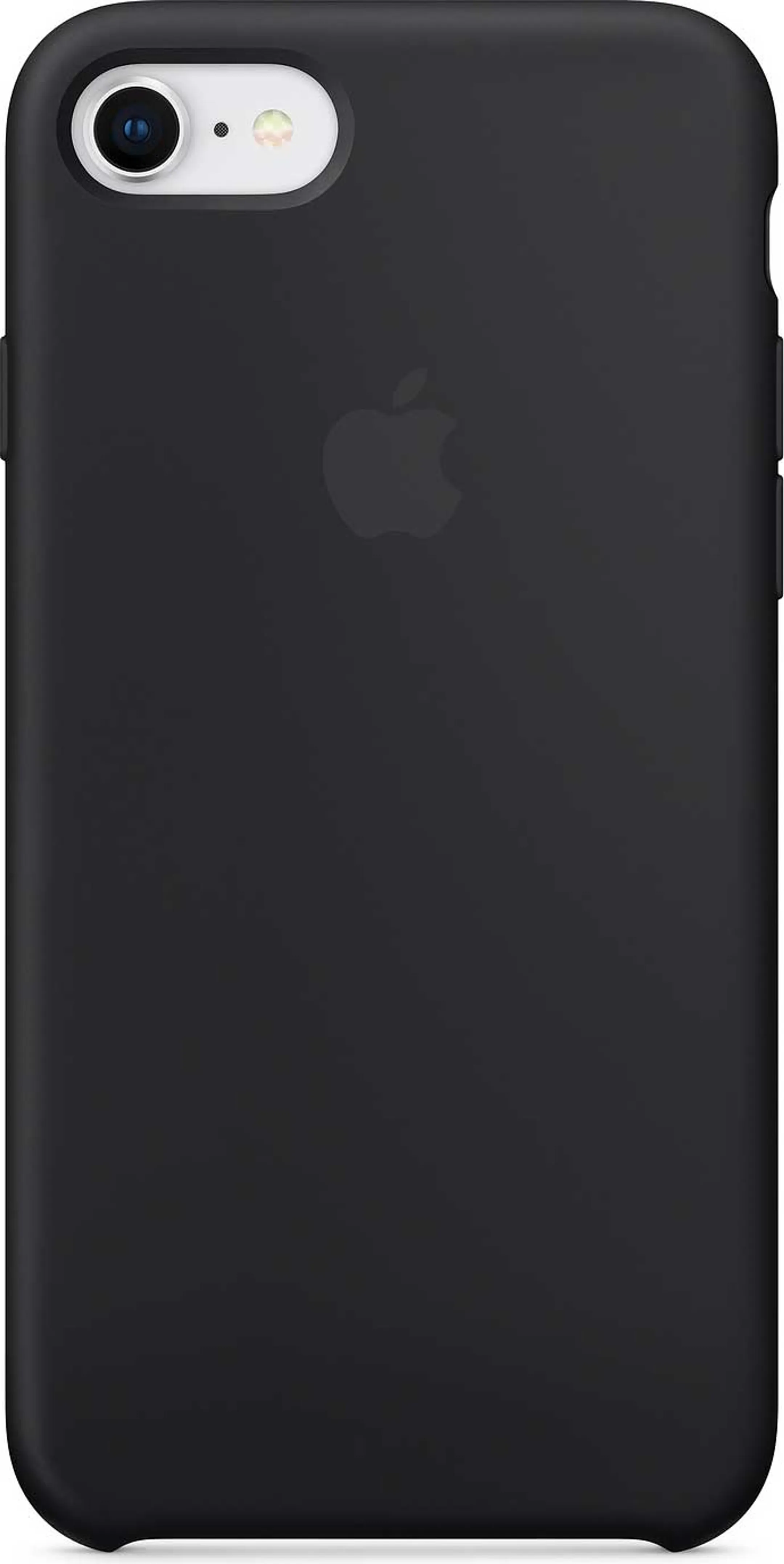 Apple Siliconenhoesje voor iPhone SE (2020) - Zwart image