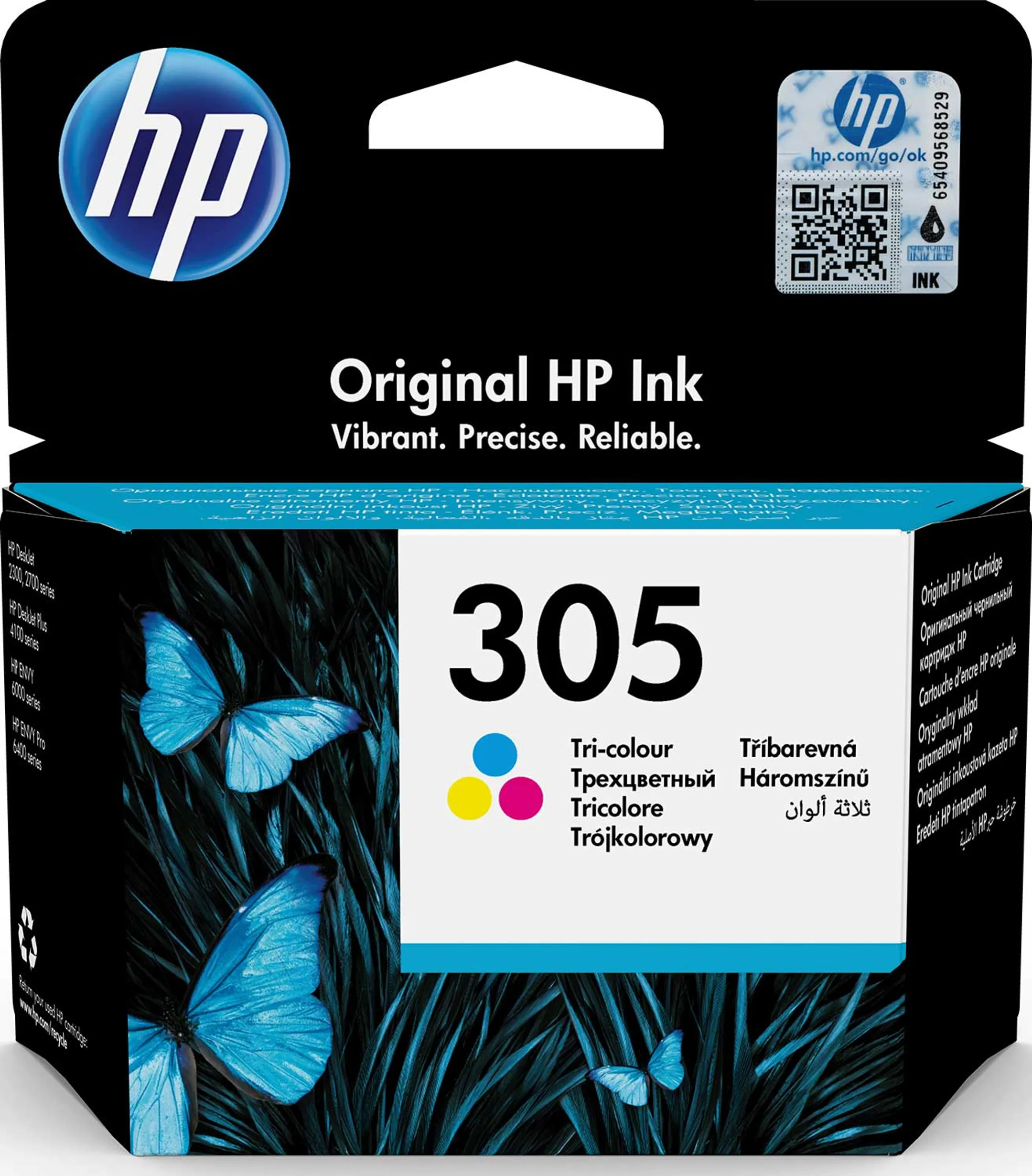 HP 305 inktpatroon - 3-kleuren image