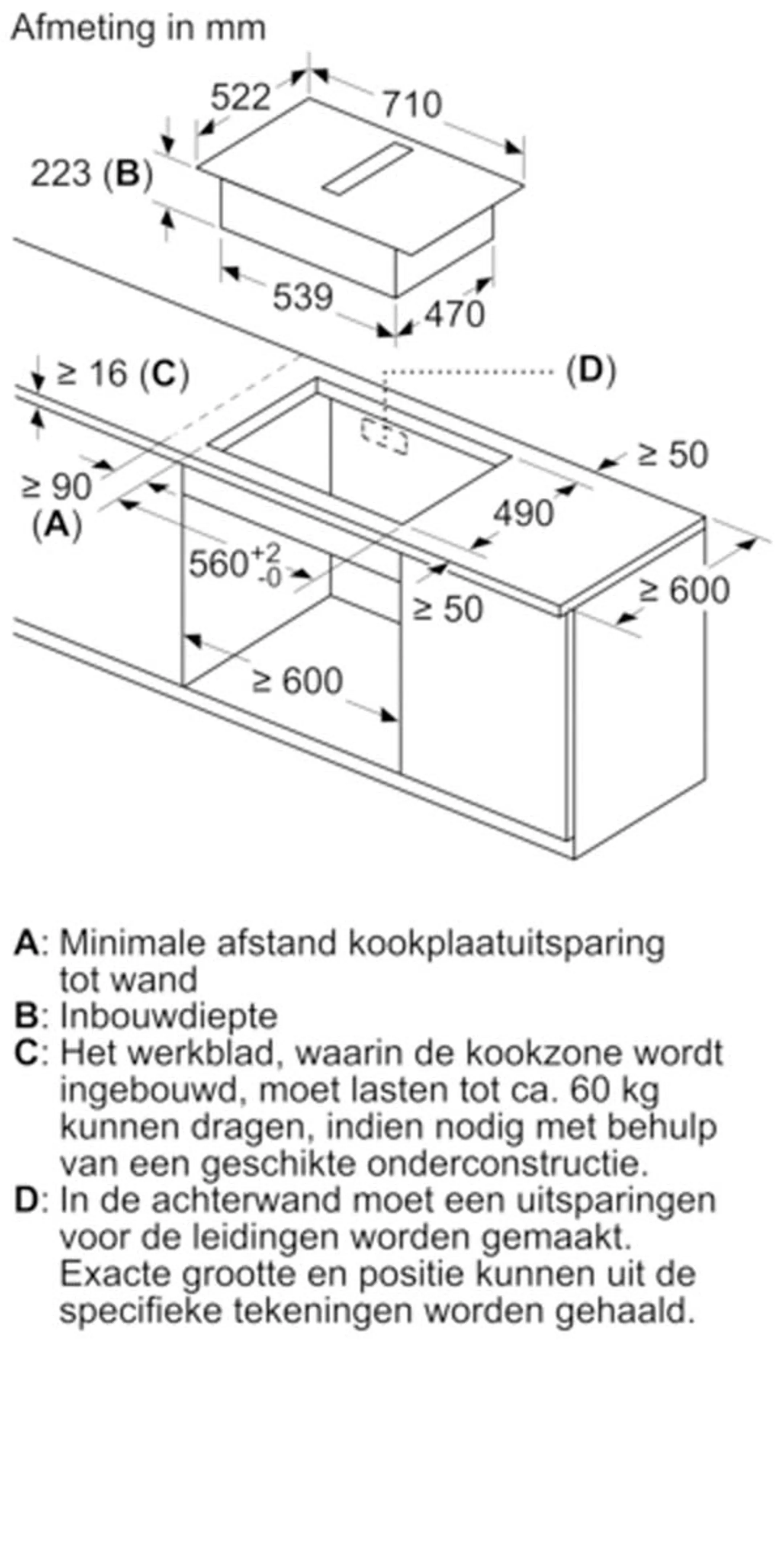 Siemens Kookplaat met dampkap ED711FQ15E image