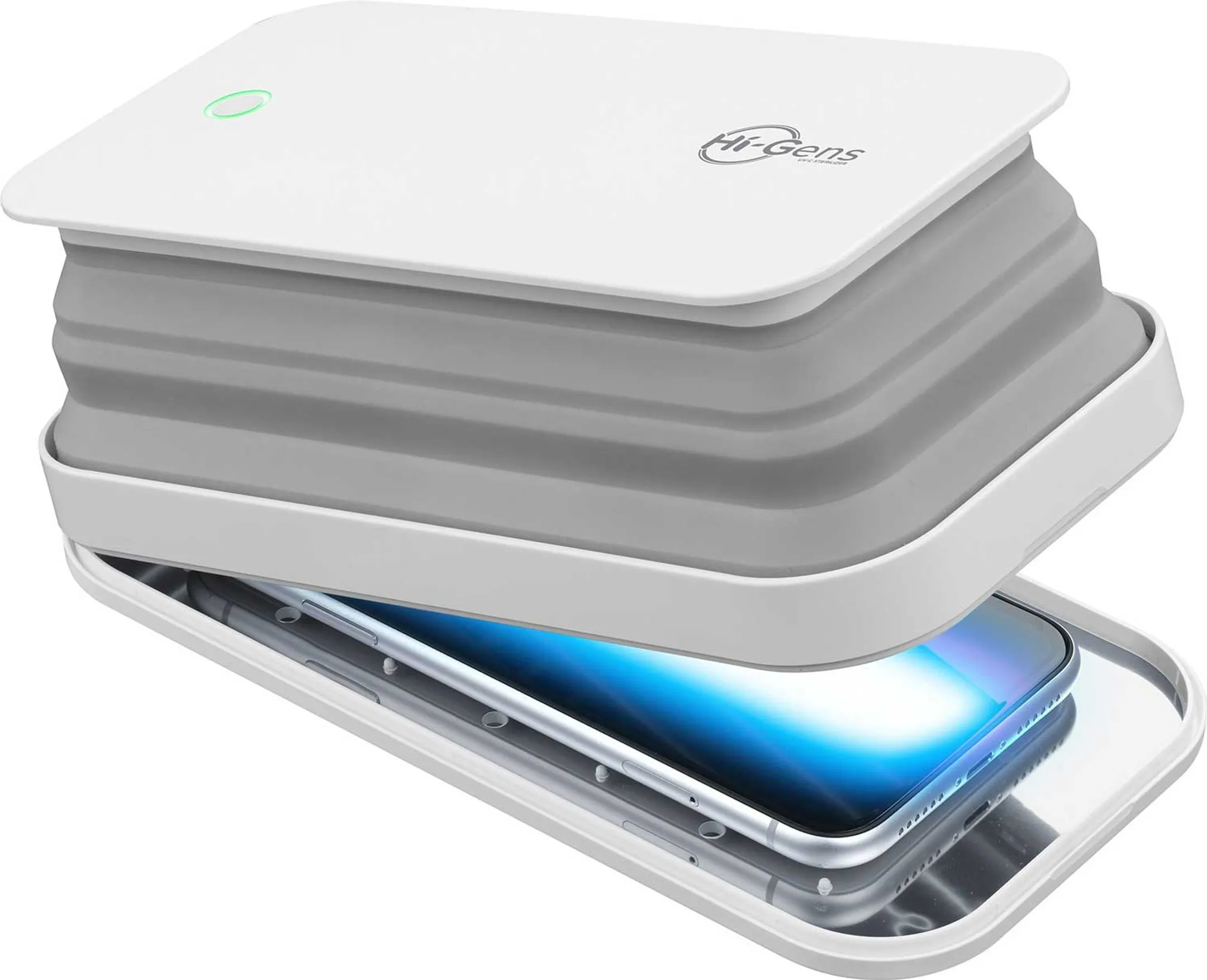UV-sterilisator voor smartphones