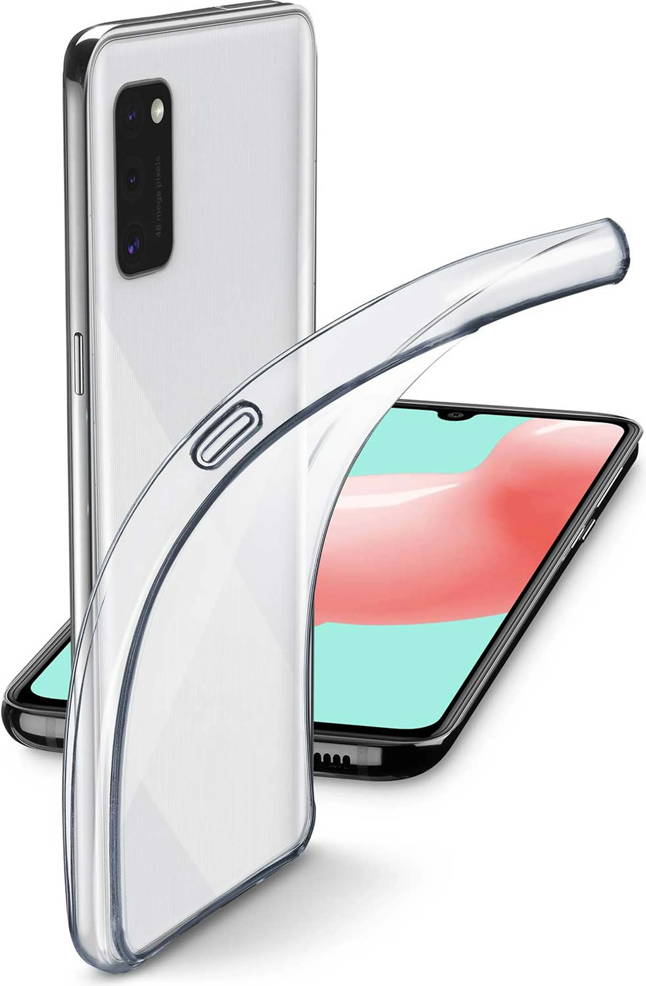 Fine backcover voor Galaxy A41 - Transparant