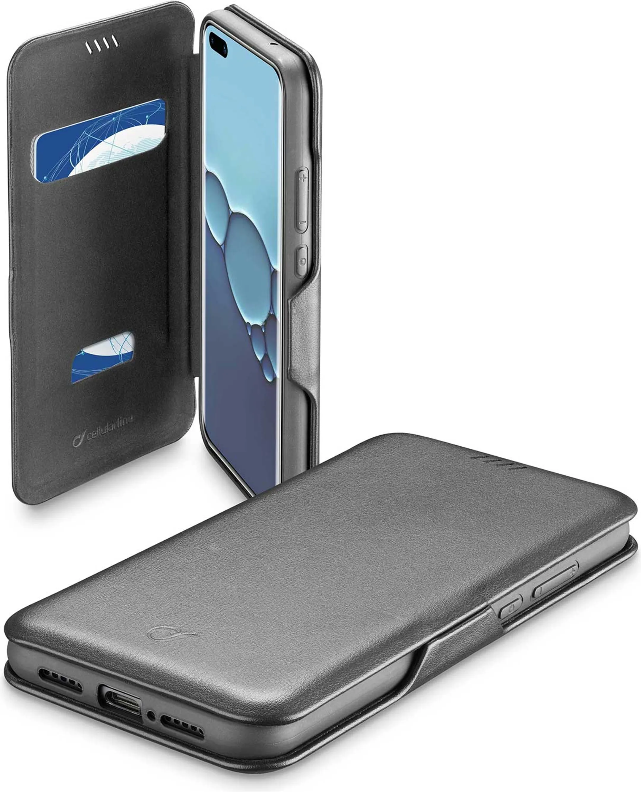 Bookcover Book Clutch voor P40 Pro - Zwart