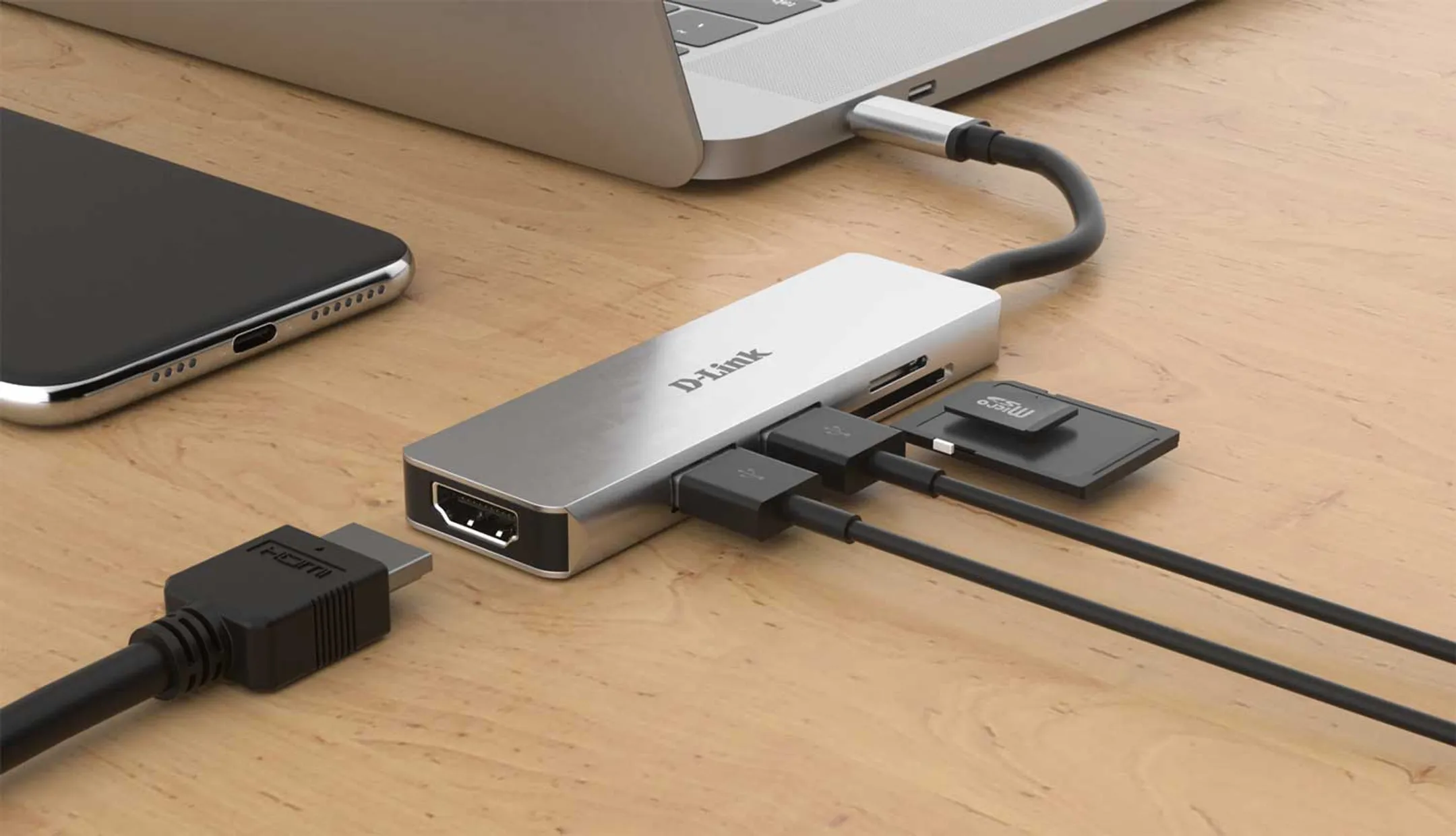 D-Link Hub USB C - 5 ports - DUB-M530 image