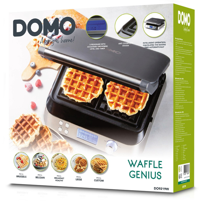 Domo Wafelijzer Waffle Genius DO9219W Krëfel de beste prijzen, service inbegrepen