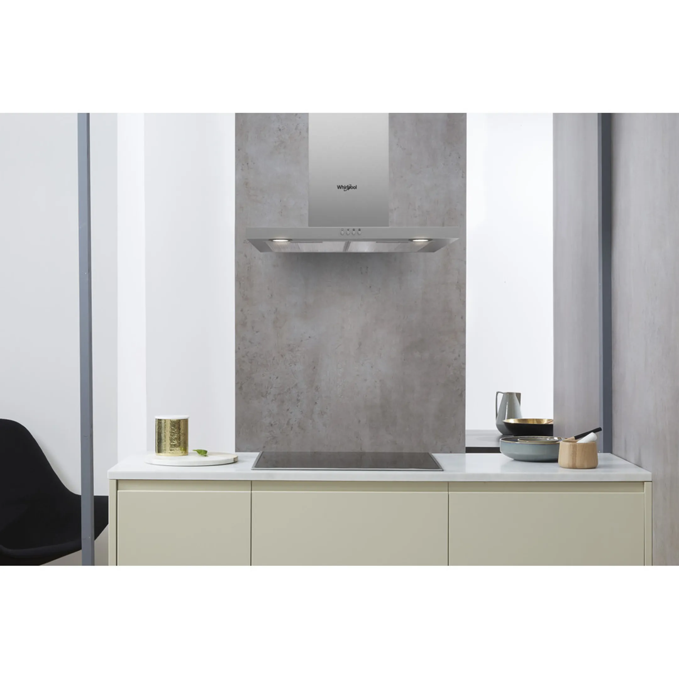 Whirlpool Schouwdampkap AKR 558/3 IX image