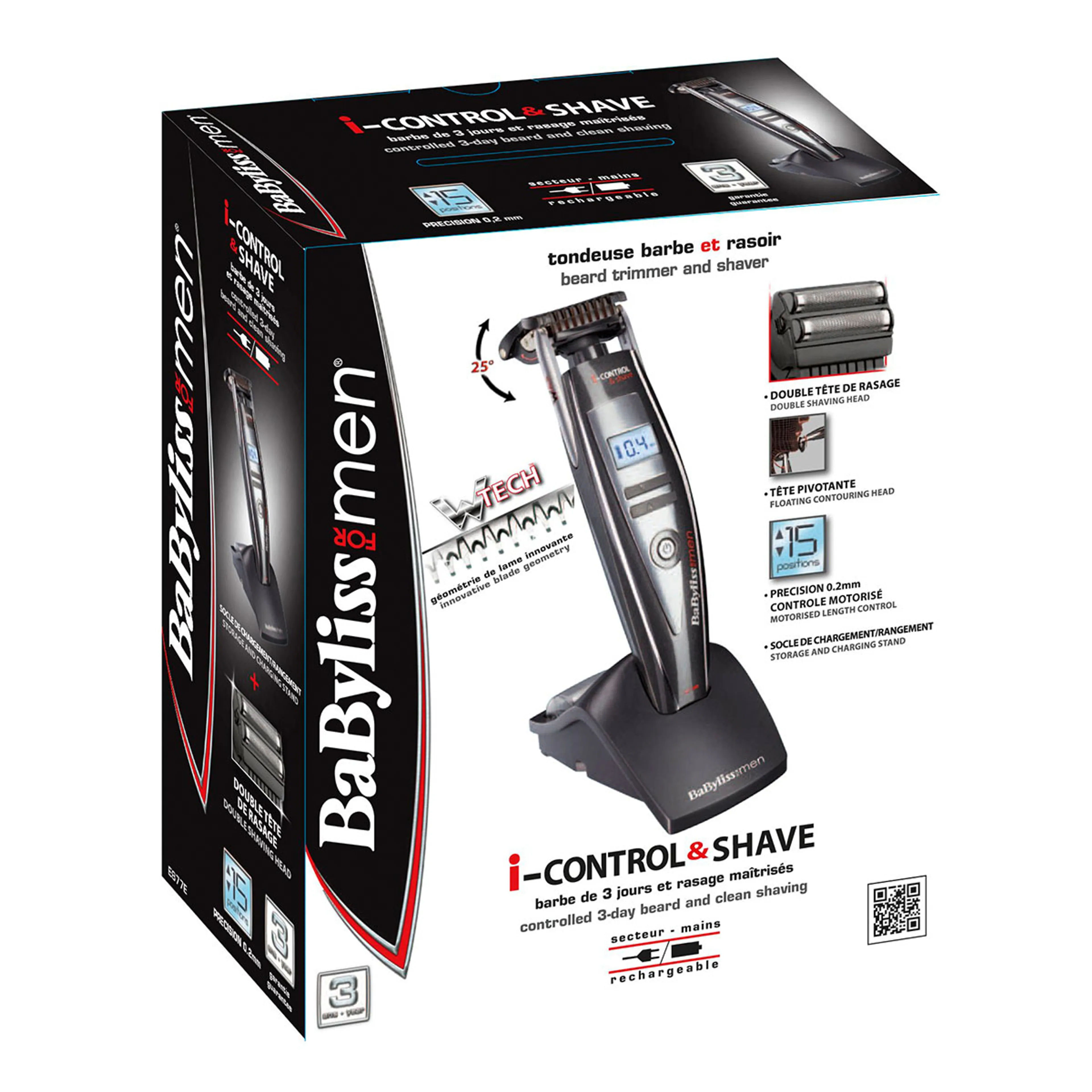 Babyliss Baardtrimmer I-Control & Shave E887E image