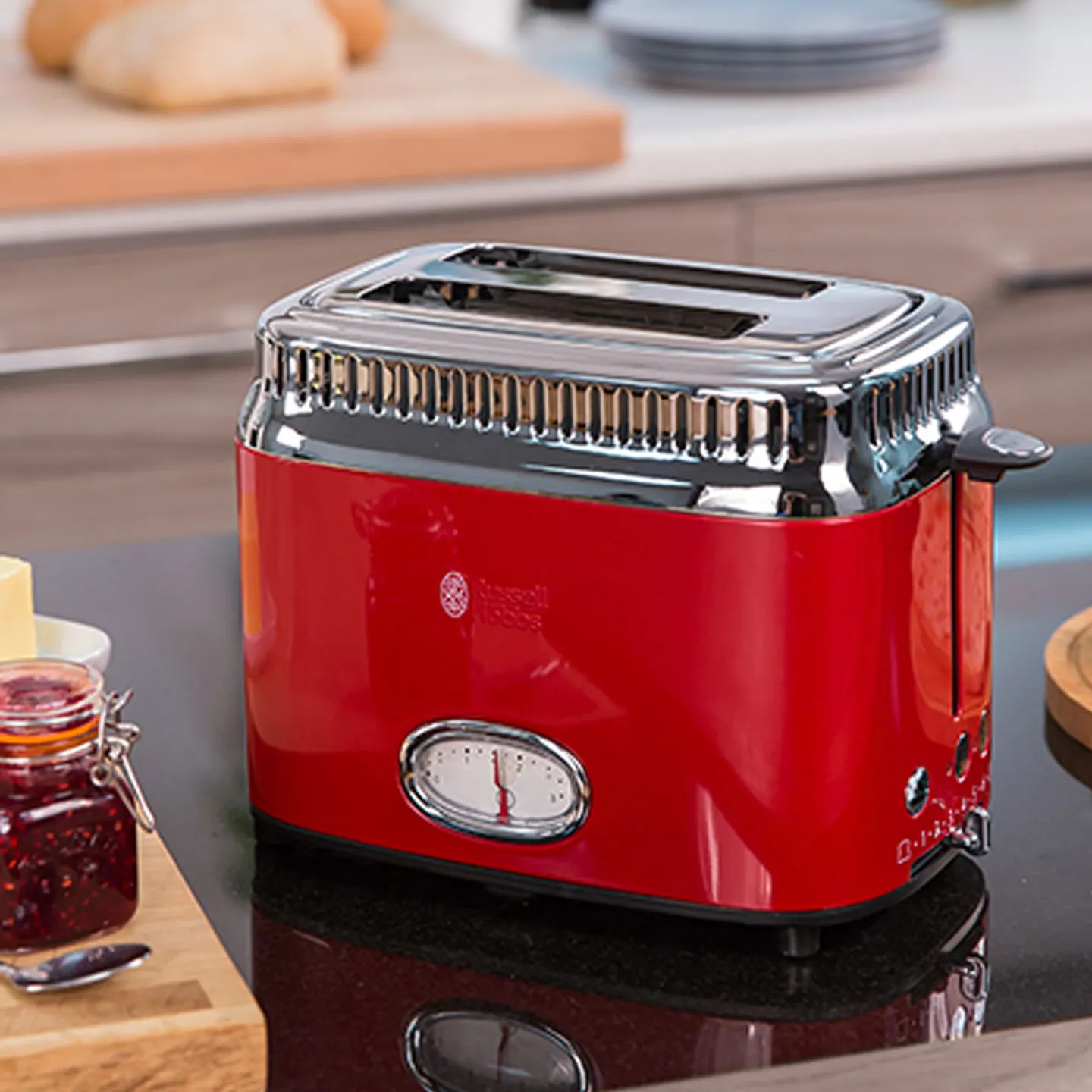 Grille Pain [Design Retro Premium] Distinctions Océan (Pour 2 Tranches, 6 Niveaux De Brunissage