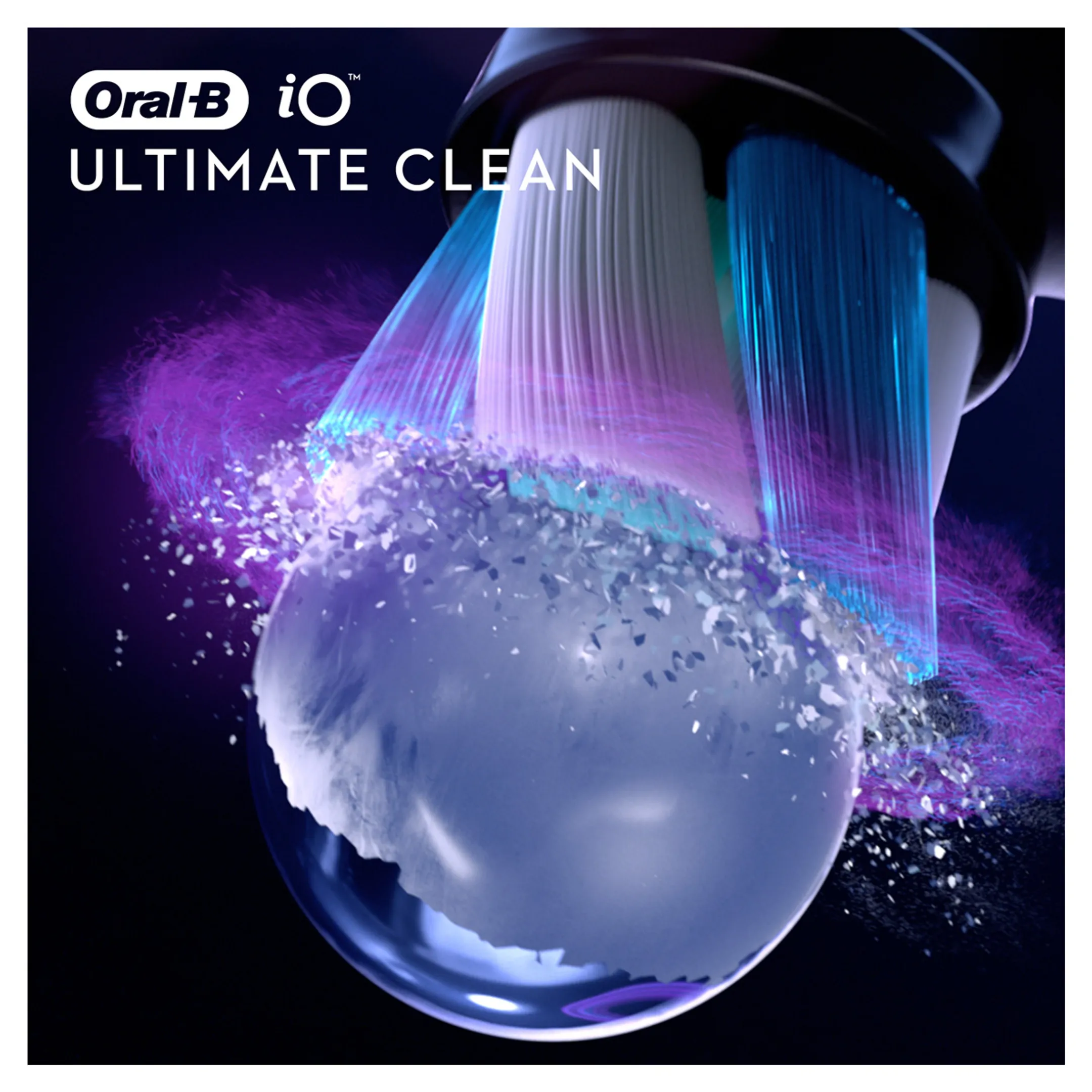 Oral-B iO Ultimate Clean Opzetborstels Zwart - 2st image