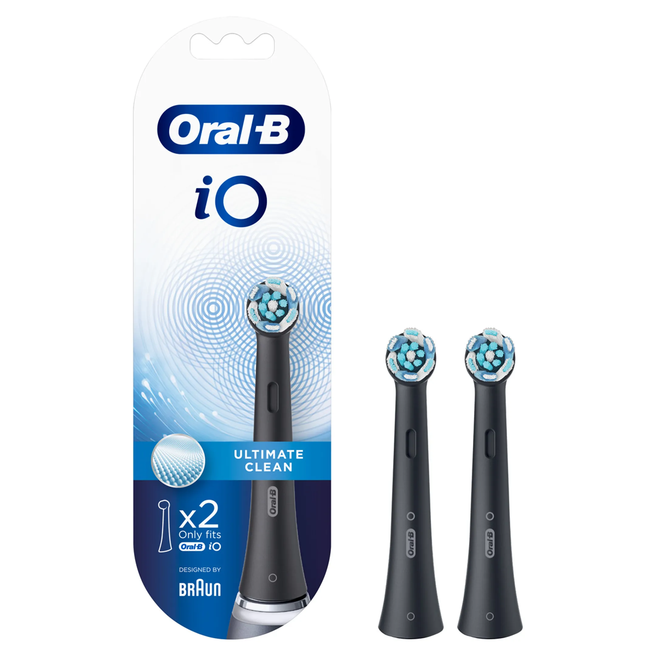 iO Ultimate Clean Brossettes Noires - 2pcs