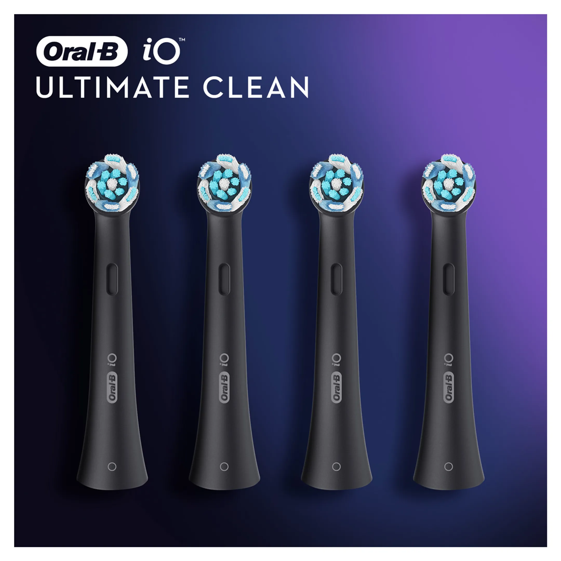 Oral-B iO Ultimate Clean Opzetborstels Zwart - 4st image