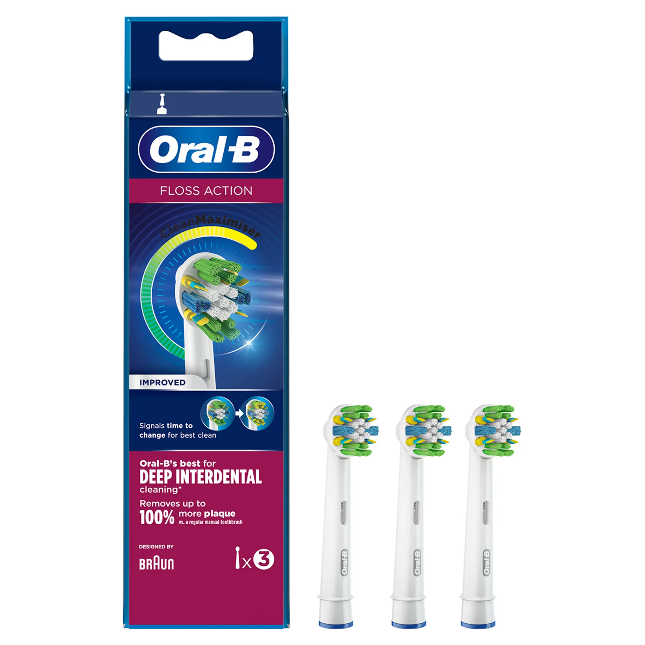 FlossAction Opzetborstels - 3st