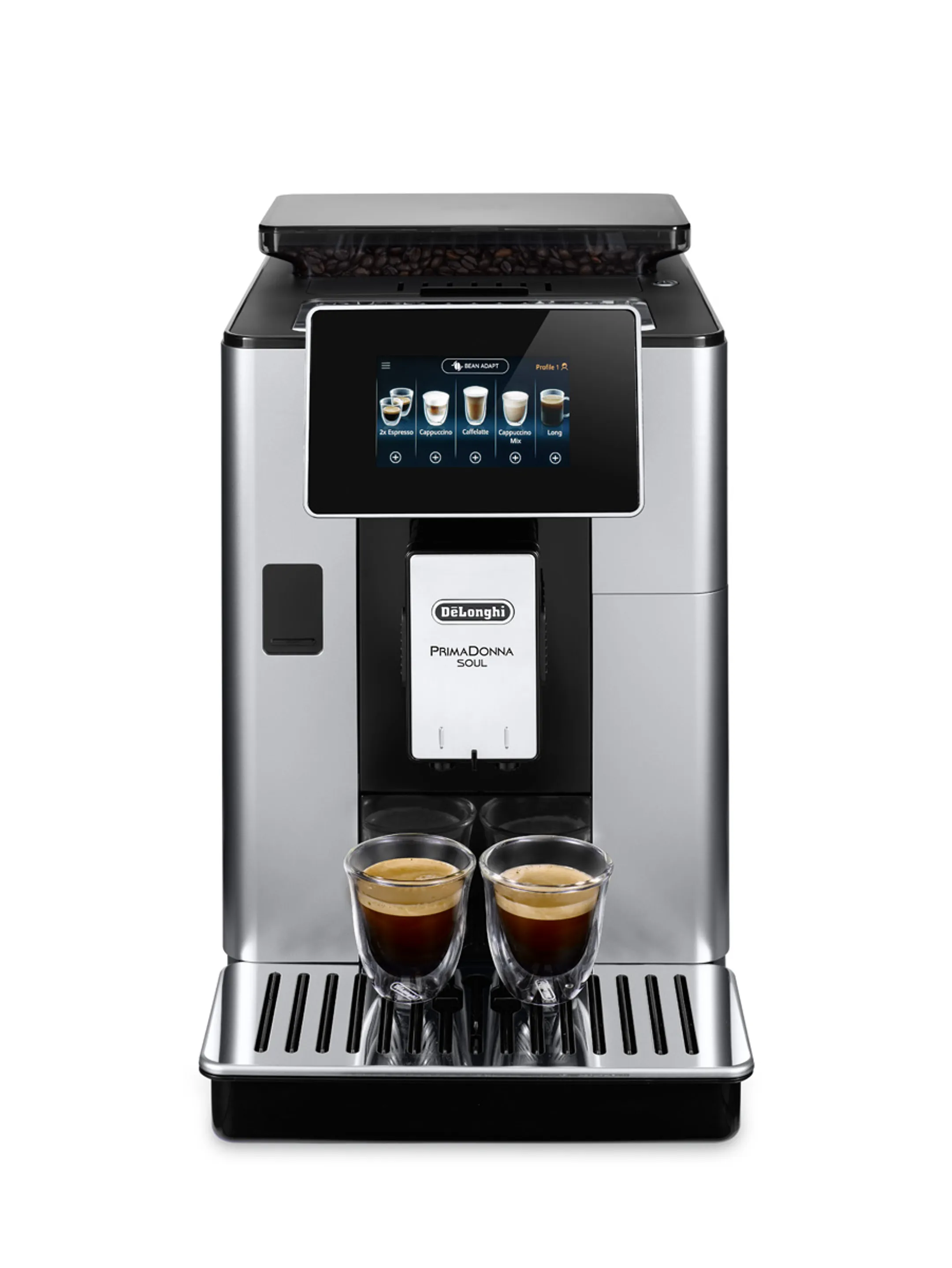 De'Longhi Volautomatische Espressomachine PrimaDonna Soul ECAM610.55.SB image