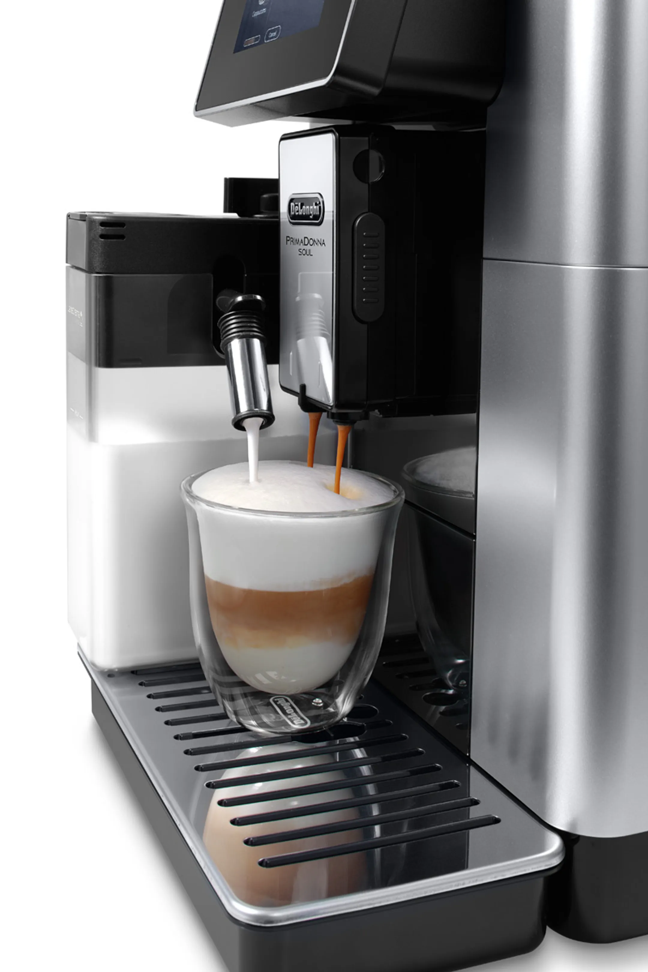 De'Longhi Volautomatische Espressomachine PrimaDonna Soul ECAM610.55.SB image