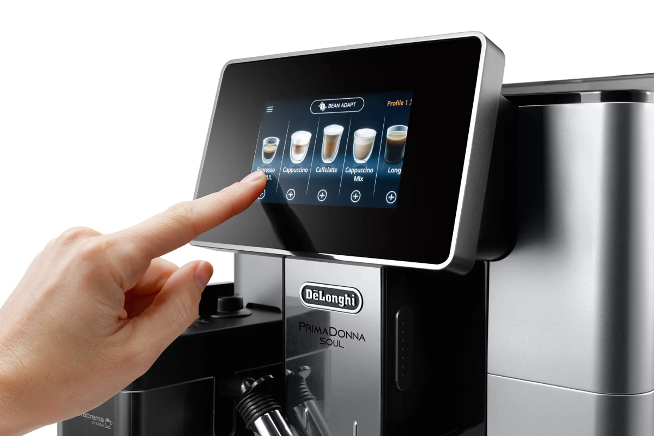 De'Longhi Volautomatische Espressomachine PrimaDonna Soul ECAM610.55.SB image