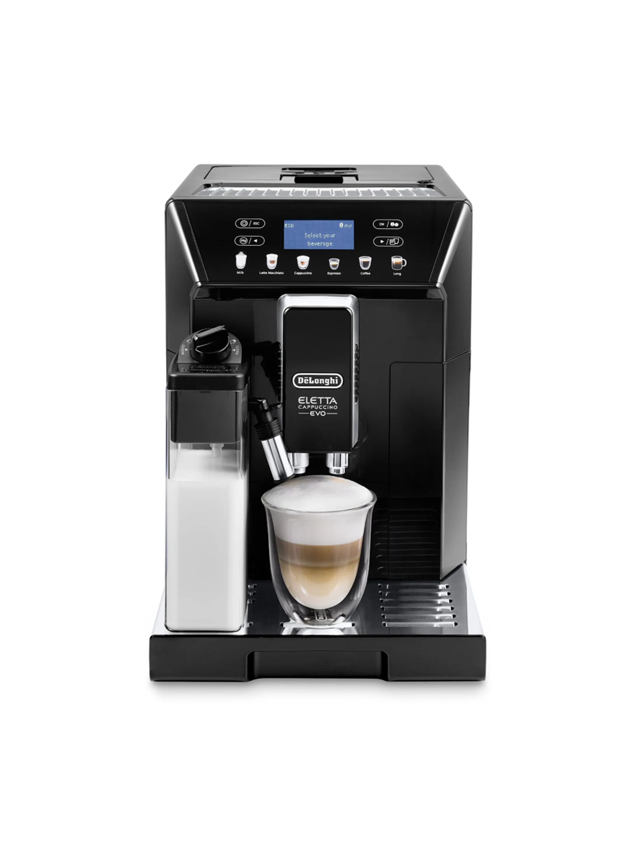 De'Longhi Machine à Expresso automatique Eletta Cappuccino Evo ECAM46.860.B image