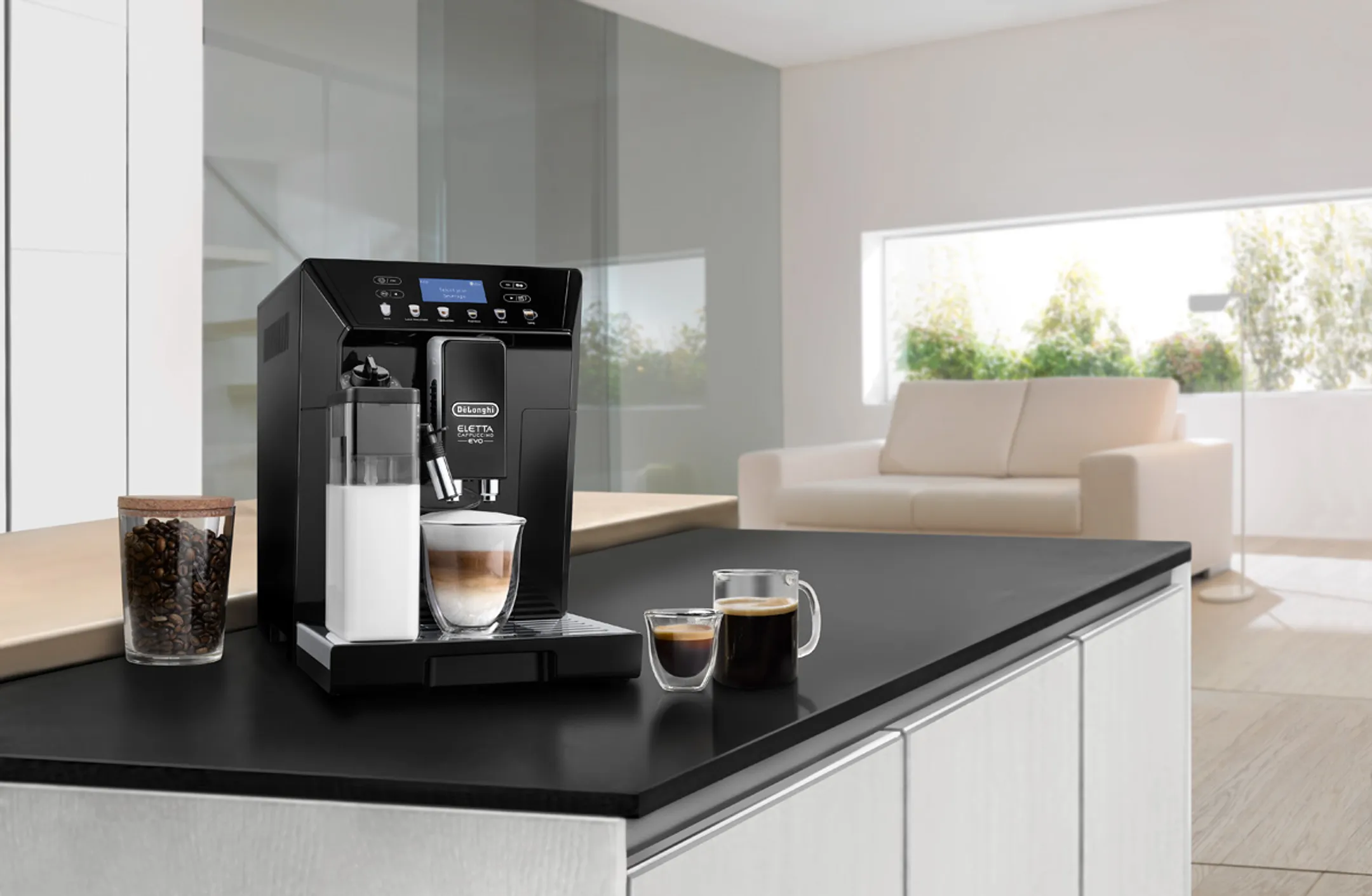 De'Longhi Machine à Expresso automatique Eletta Cappuccino Evo ECAM46.860.B image