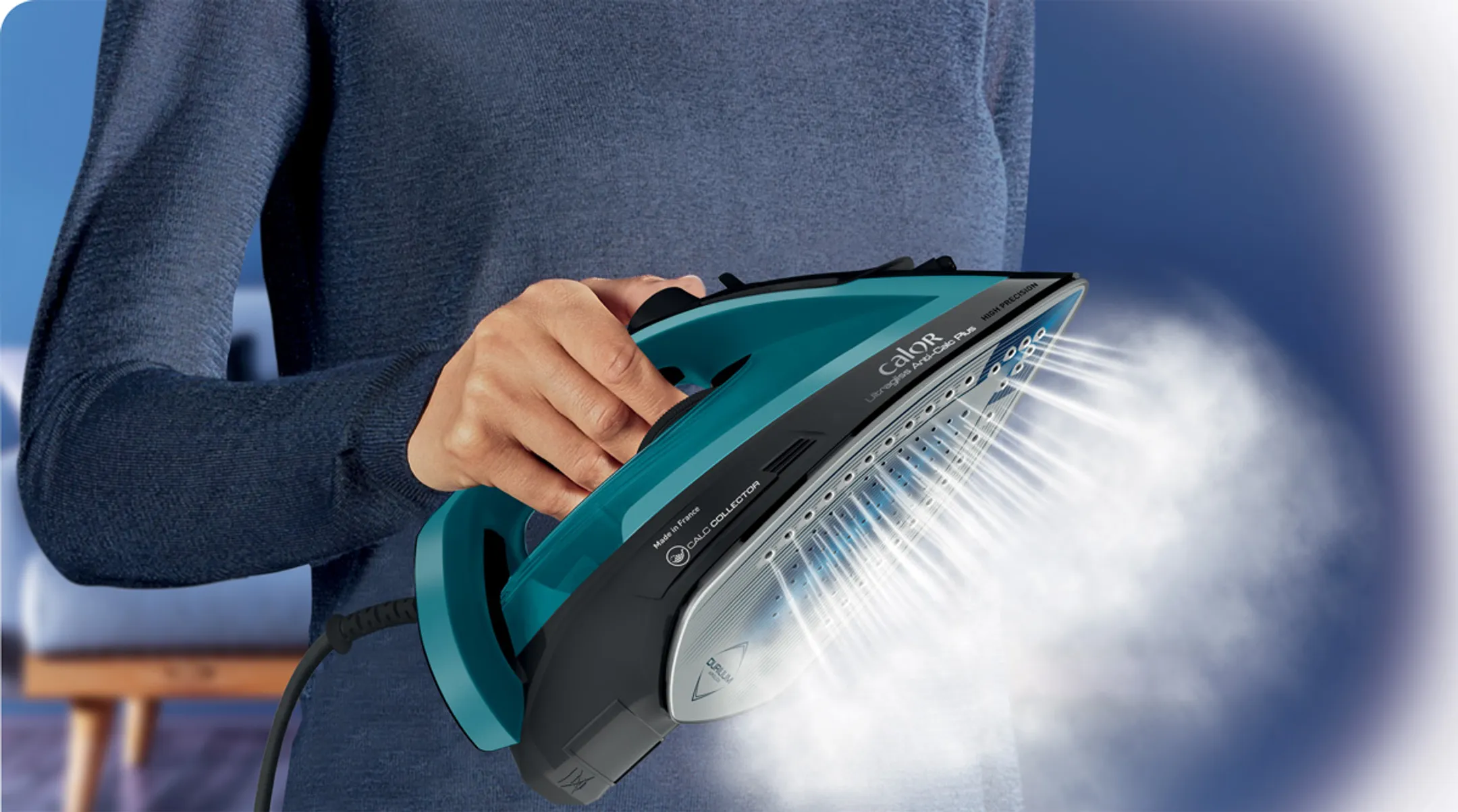 Calor Stoomstrijkijzer Ultragliss Anti-Calc Plus FV6832C0 image