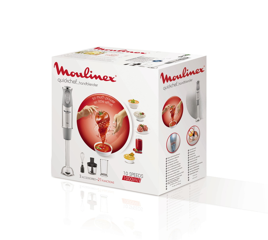 Moulinex Mixeur plongeant Quickchef 3in1 DD655D10 | Krëfel – les ...