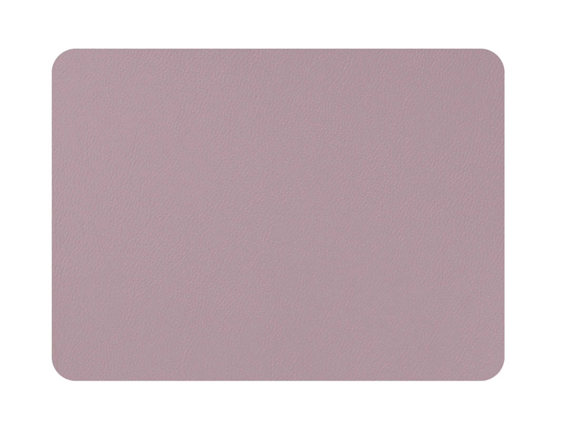 Mesapiu Rechthoekige Placemat in Imitatieleer Nappa dusty rose 45x33cm