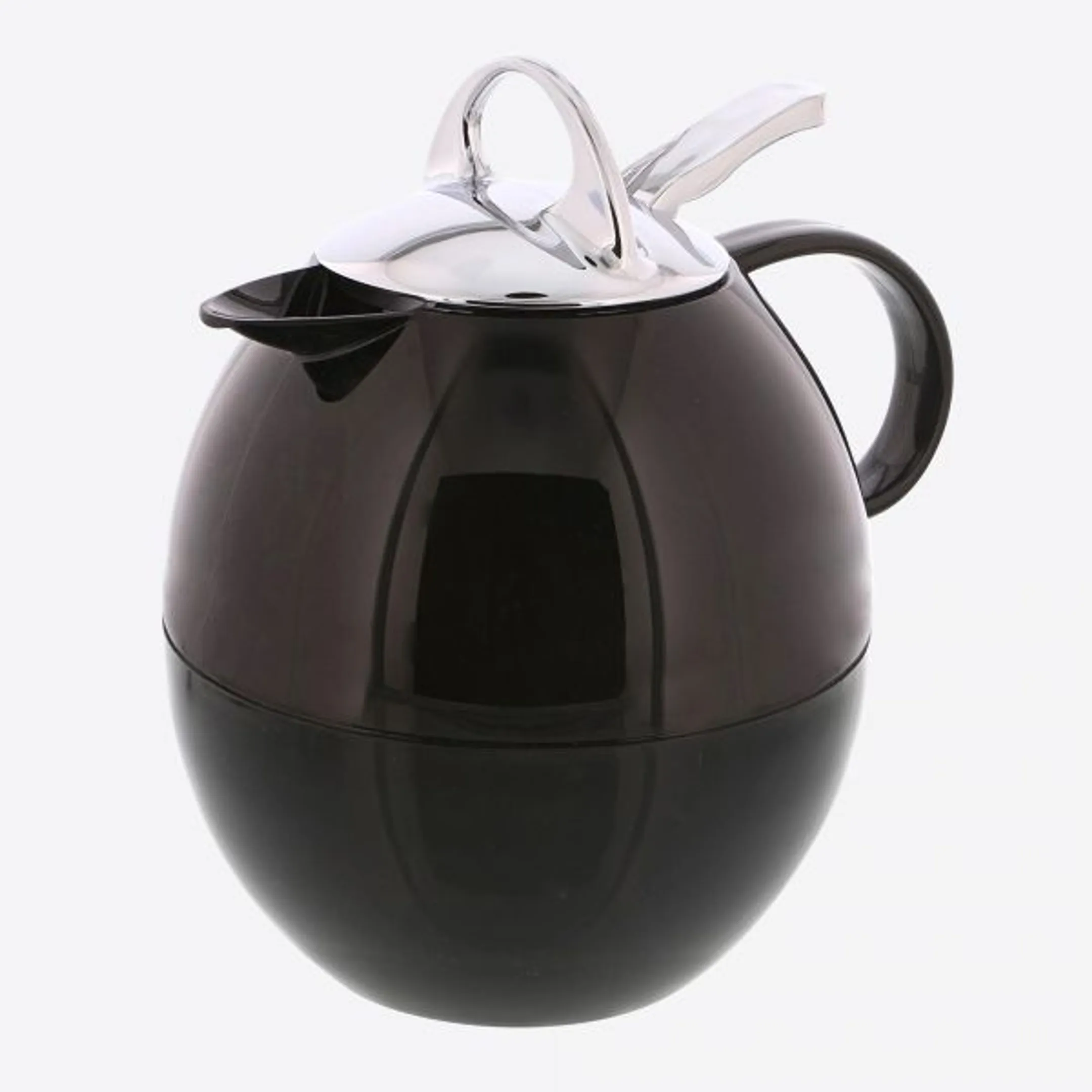PICHET ISOTHERME SPHÉRIQUE AVEC BOUTEILLE INTÉRIEURE NOIR 1L