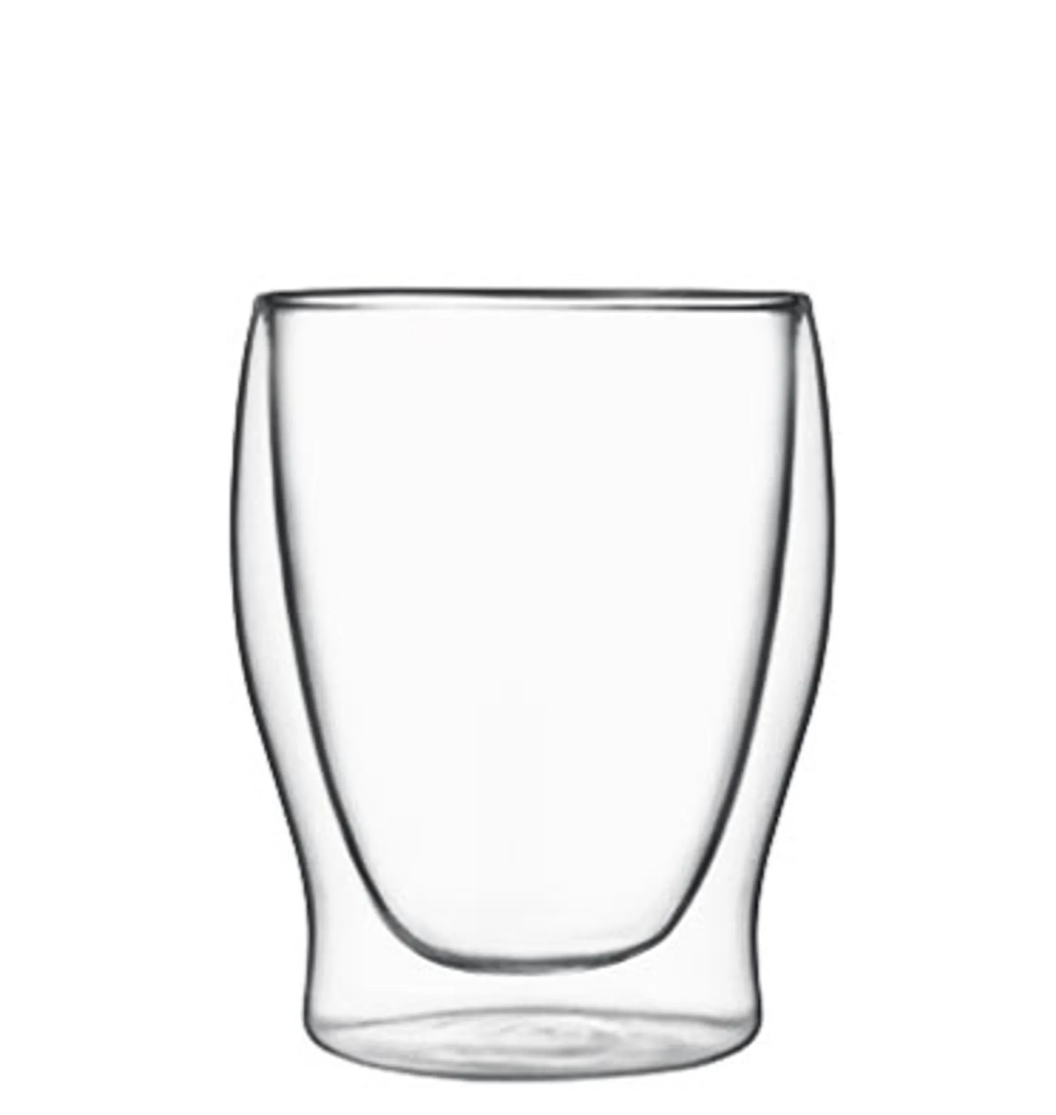 2 Bekerglazen in Dubbelwandig Thermisch Glas 35cl
