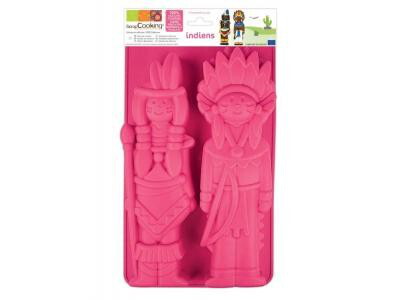 Silicone bakvorm "Indianen"