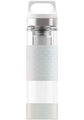 Sigg Sigg Isolerende Waterinfuser in Dubbelwandig Borosilicaatglas White 0,4l - 6,9xH26,9cm