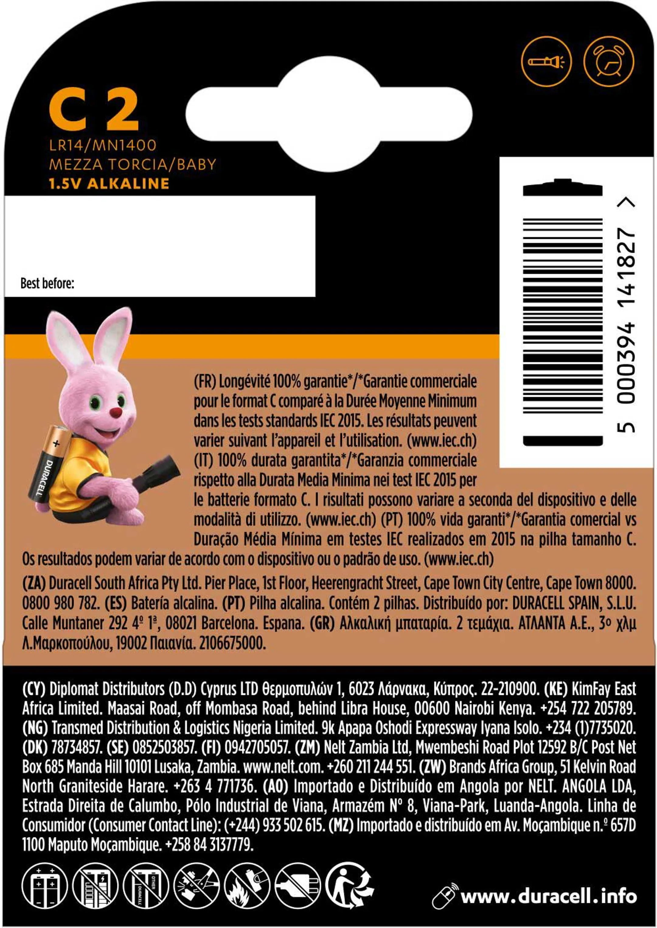 Duracell Plus 2x C-batterijen image