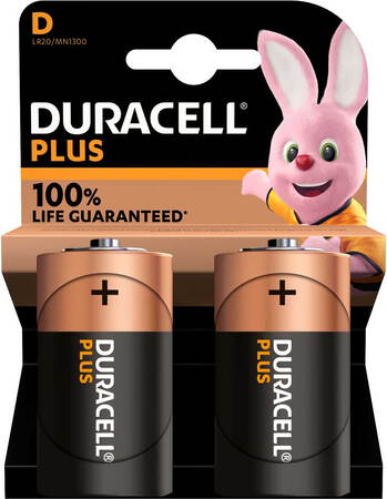 Plus 2x D-batterijen