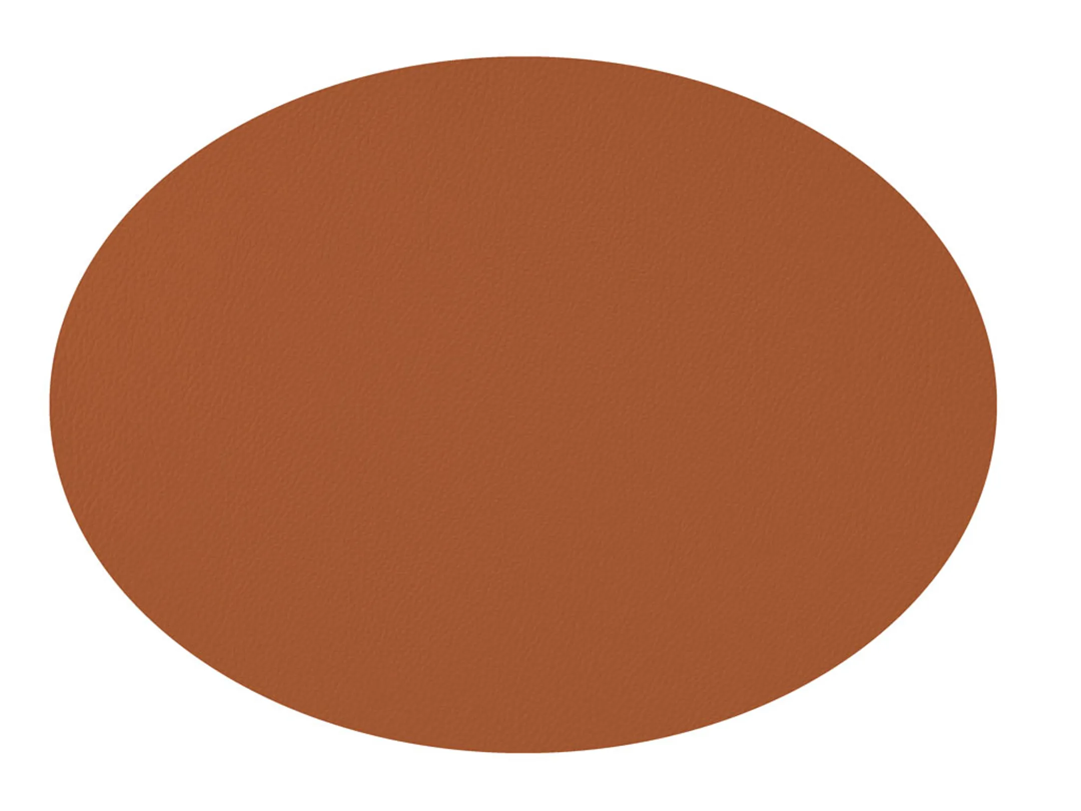 Mesapiu Mesapiu Set de Table Ovales Similicuir Nappa caramel 45x33cm image