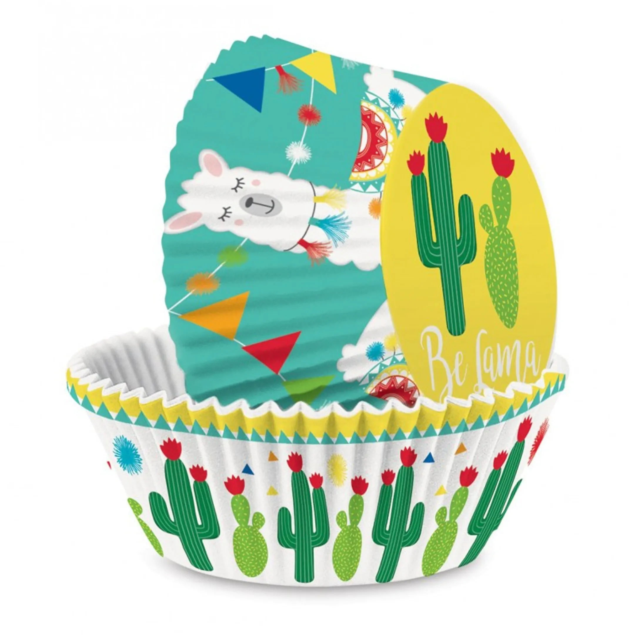 Caissettes papier cupcakes "Lama" 36 pcs