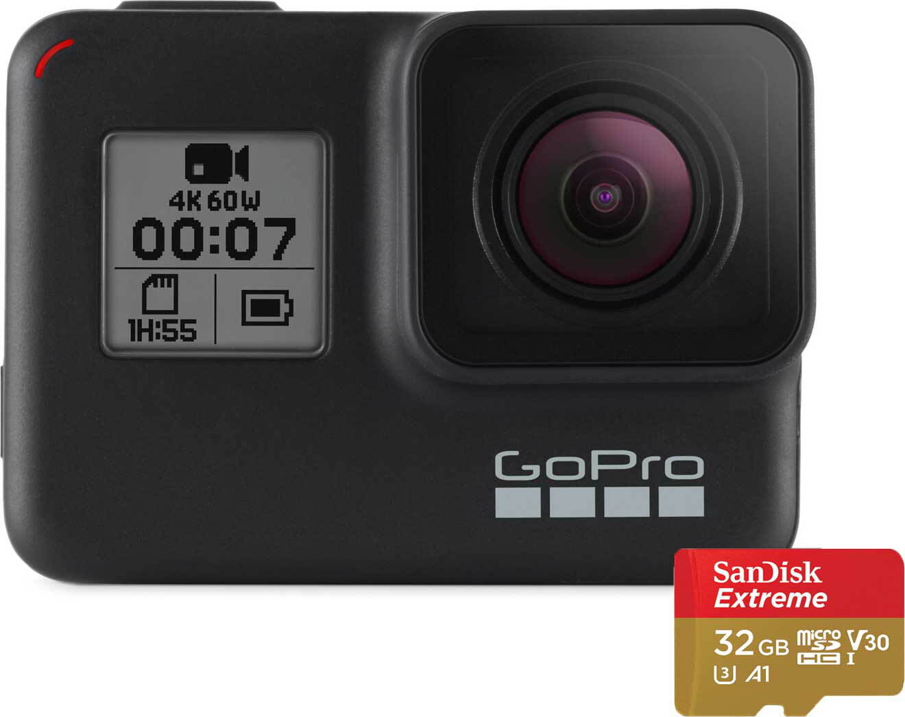 Micro Sd Karte Gopro Hero 7 Black GoPro Bundle HERO7 Black + carte micro SD 32 Go CHDHX-701-RW