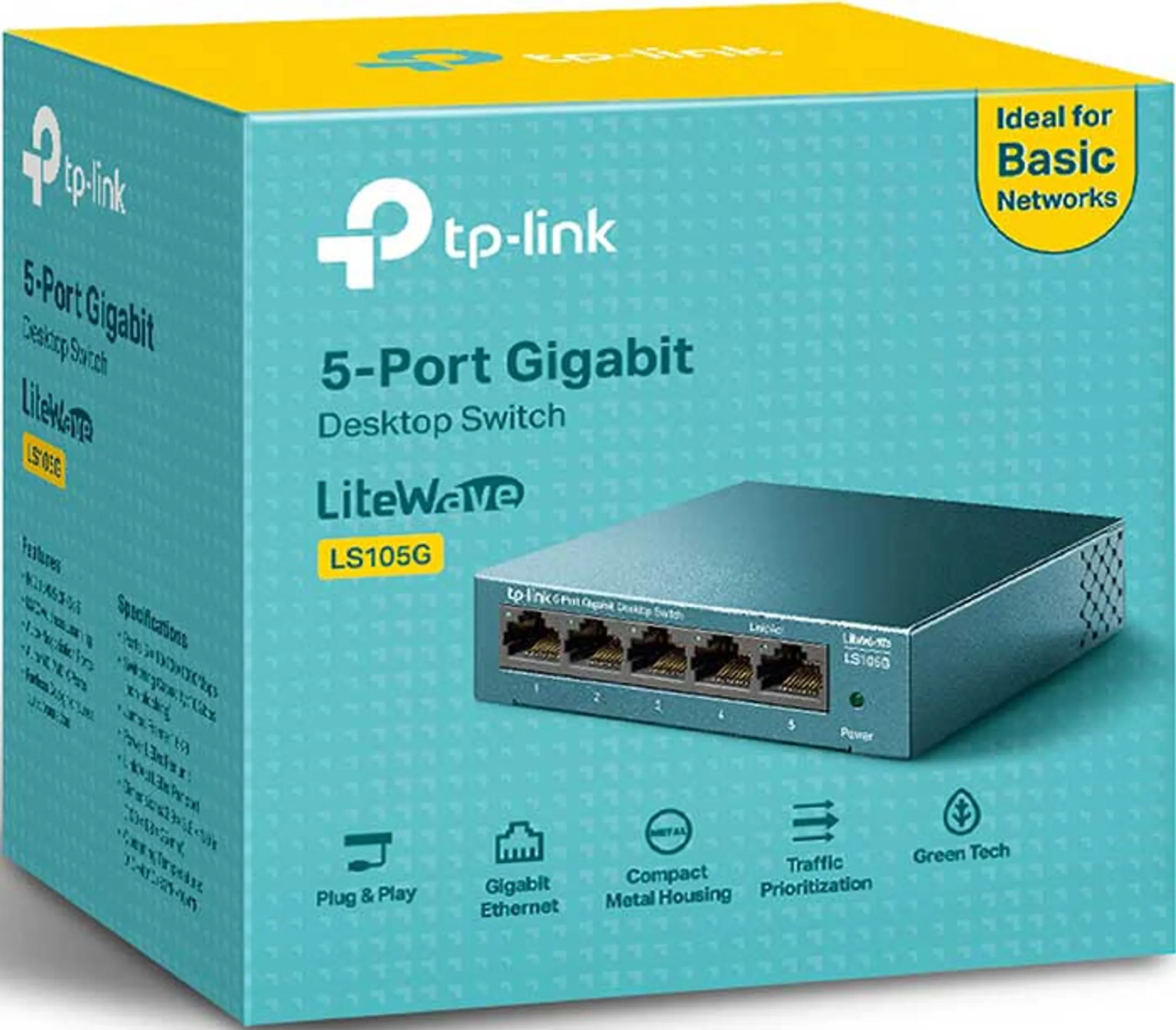 TP Link 5-poorts Gigabit Ethernet-switch - LS105G image