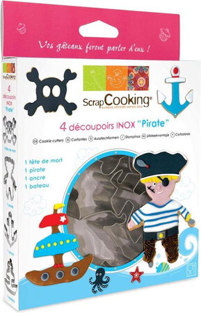 4 inox uitsnijvormen piraten