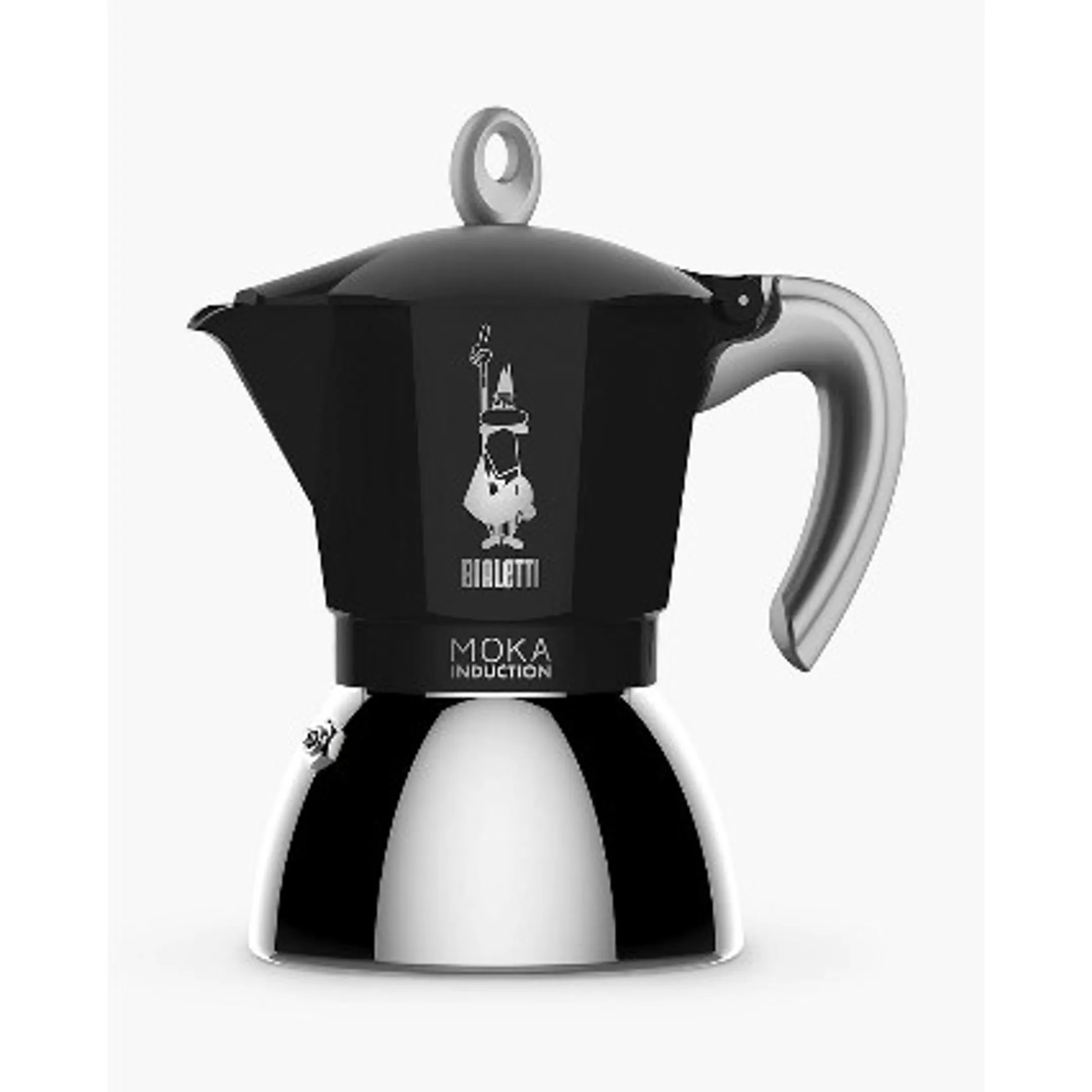 Bialetti Moka Induction 4 Cup Black