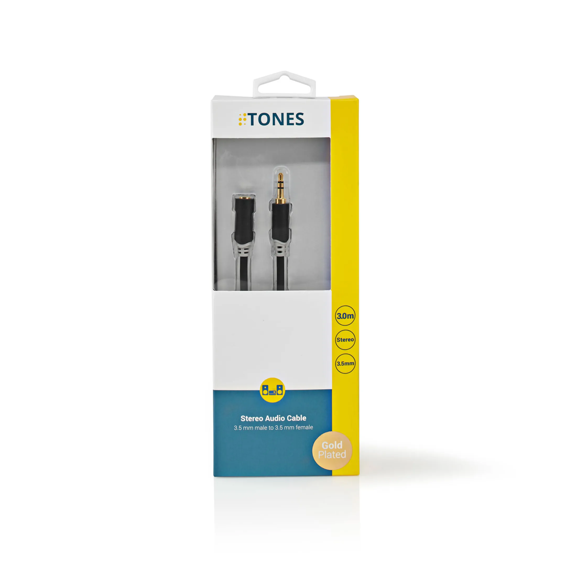 Câble mini jack (3,5 mm, Female - Male) - 3 m - T-A22050B30N