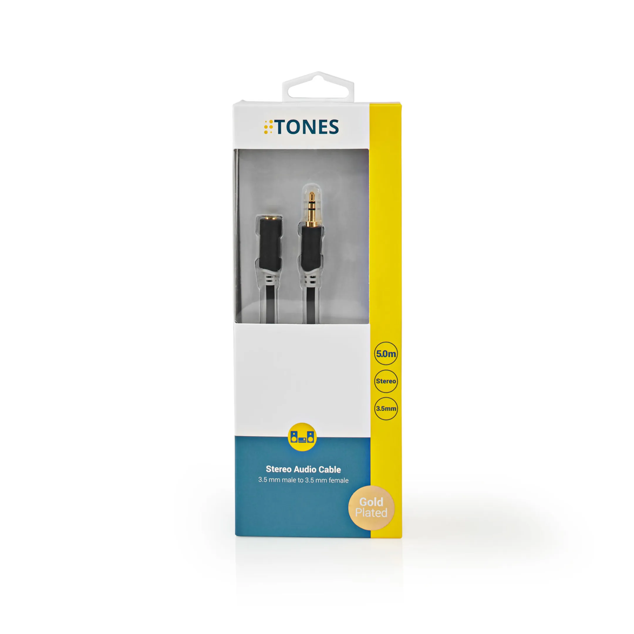 Câble mini jack (3,5 mm, Female - Male) - 5 m - T-A22050B50N