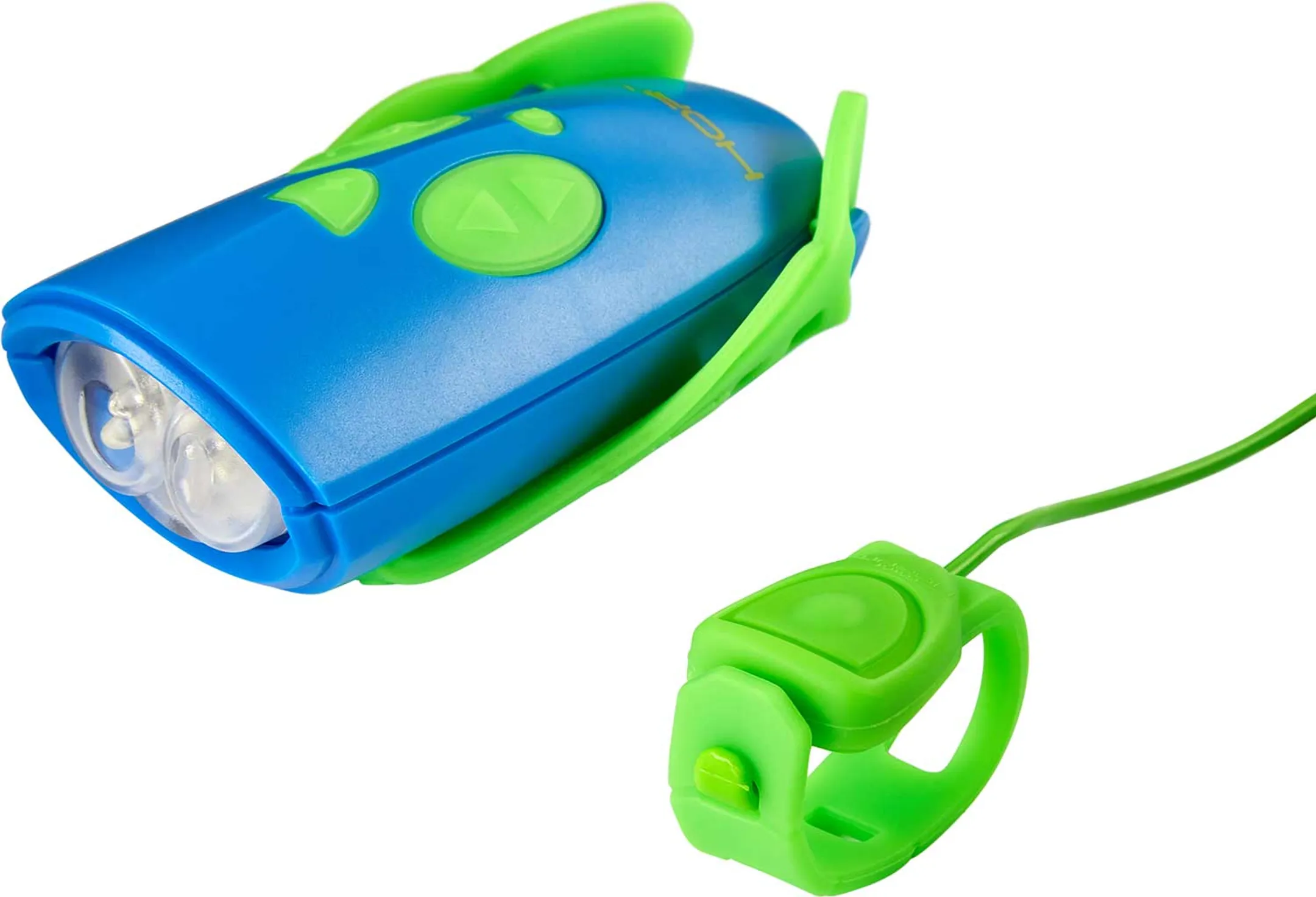 Mini cloche et lumière vélo - Bleu